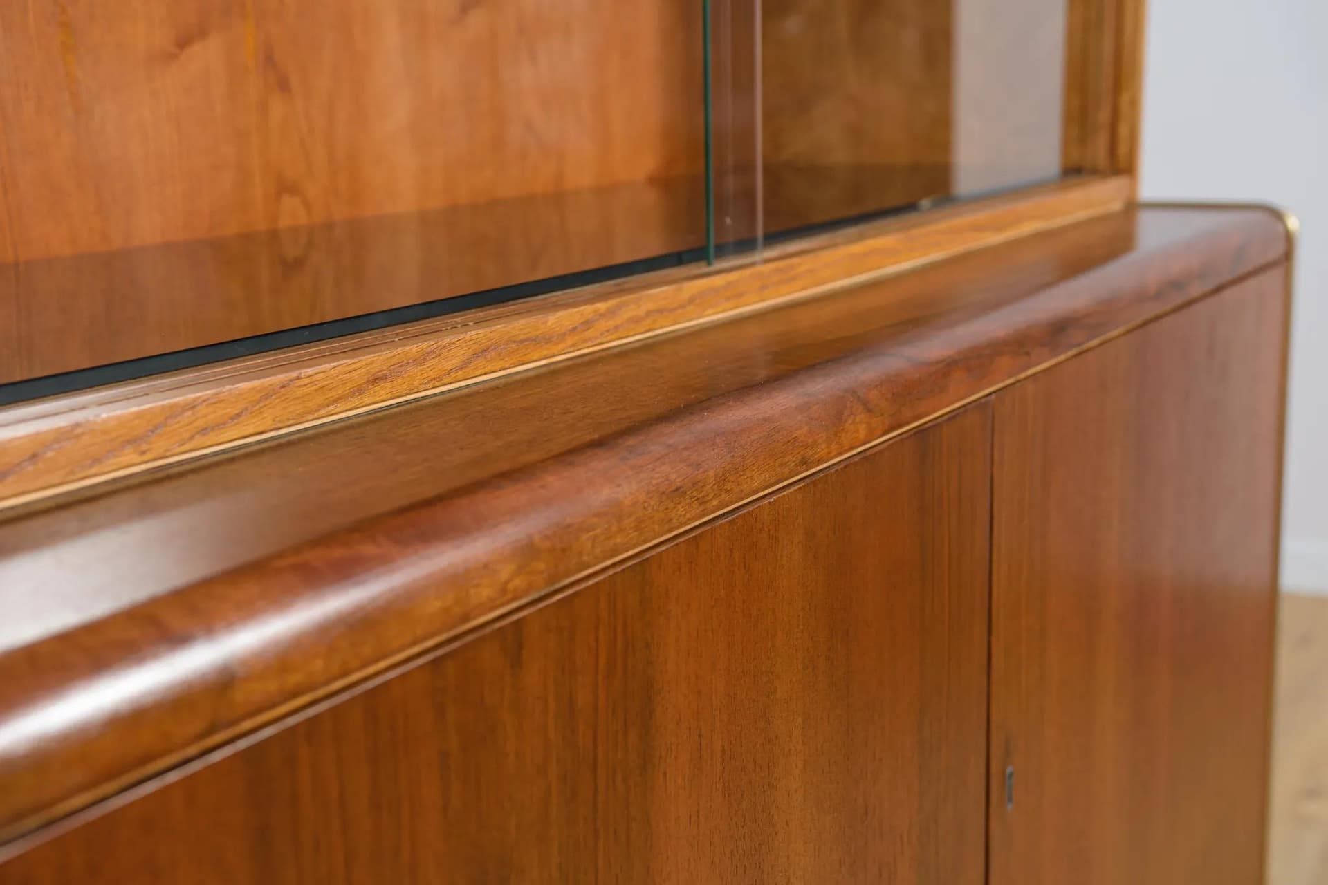 Komoda, brązowy, buk, proj. B. Landsman, Jitona, Czechosłowacja, lata 60. - 73971