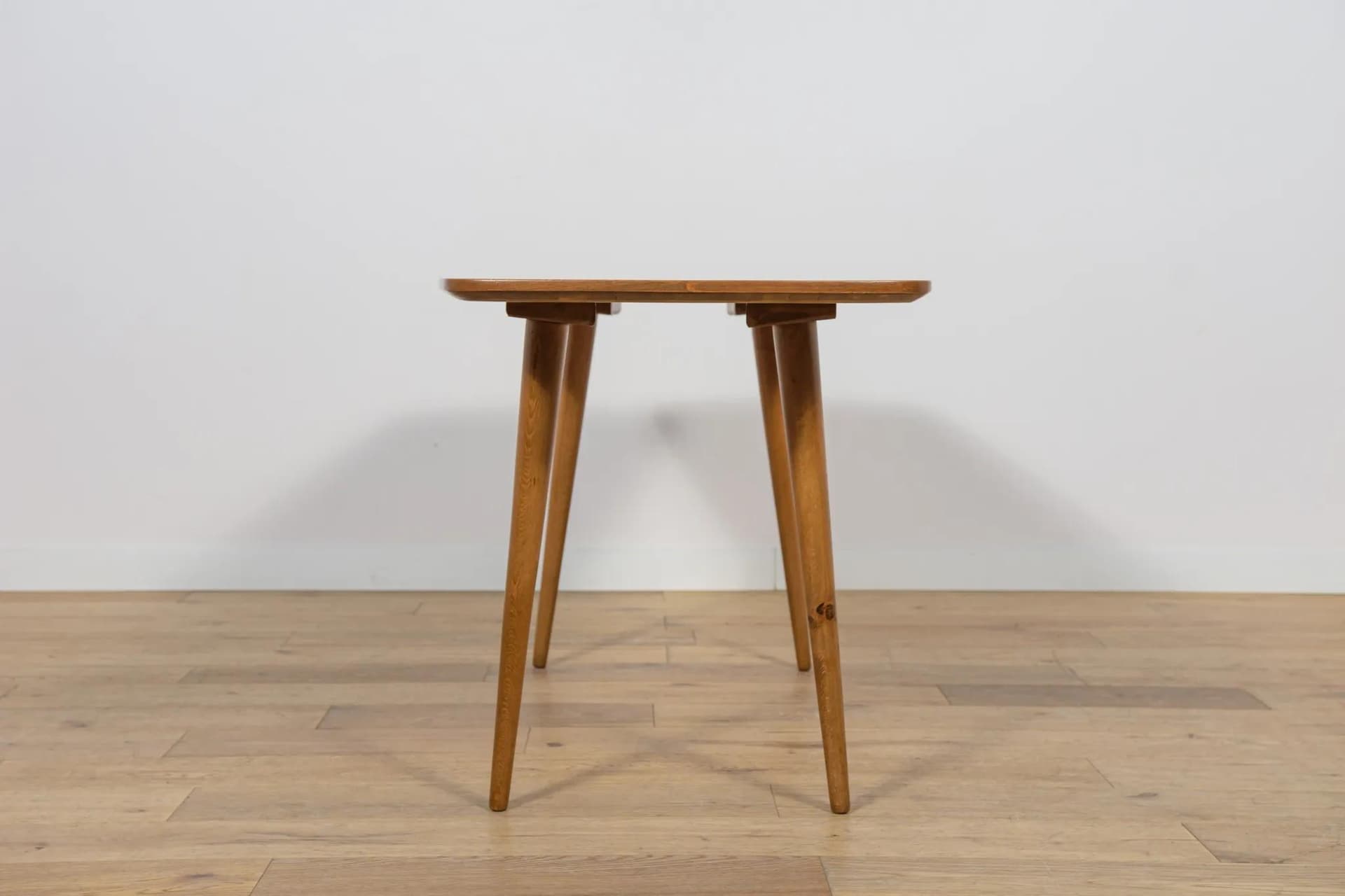 Coffee table, brown walnut, by B. Landsman, H. Nepozitek, Jitona, Czechoslovakia, 1960s. - 73842