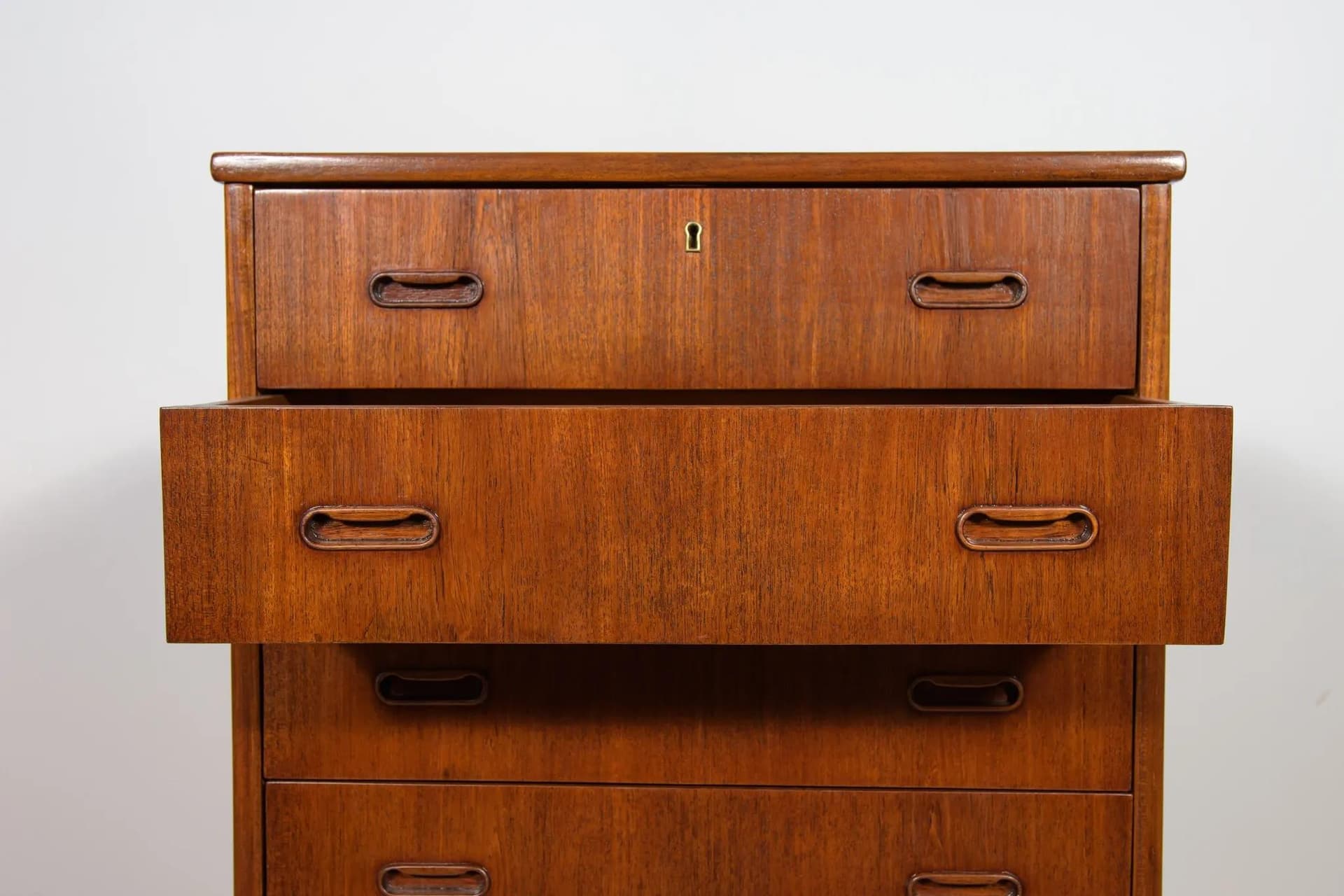 Komoda, teak brązowy, Dania, lata 60. - 73813