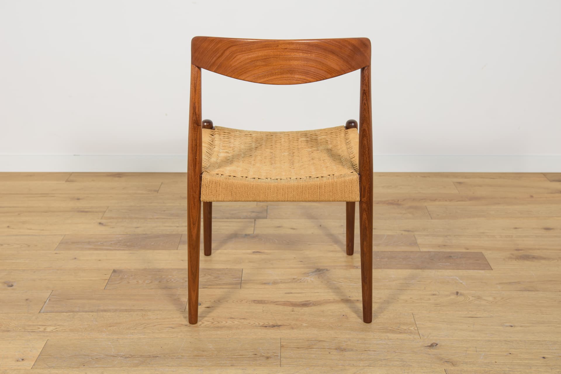 Chair, light brown teak, Denmark, 1960s. - 314048