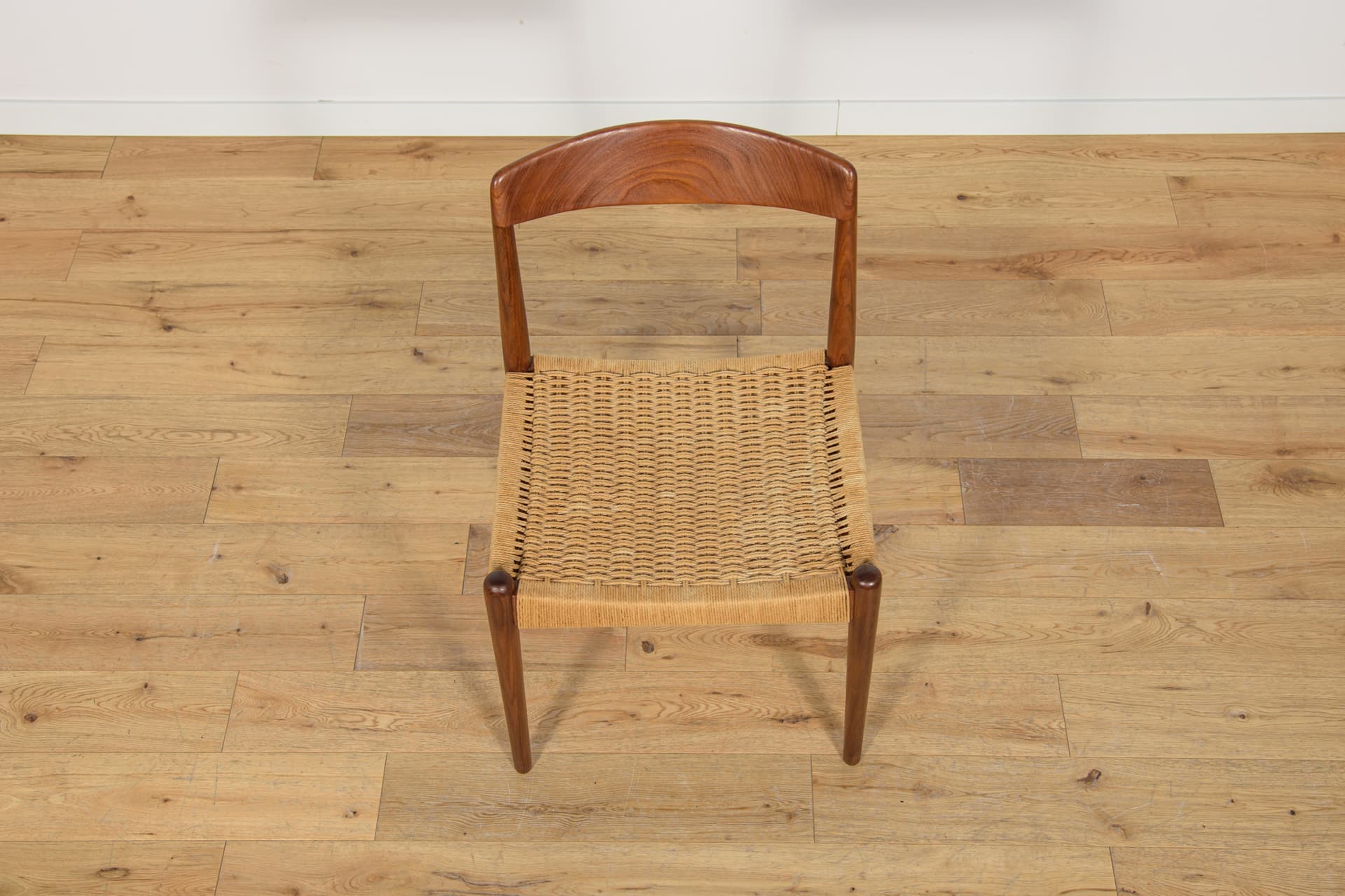 Chair, light brown teak, Denmark, 1960s. - 314045