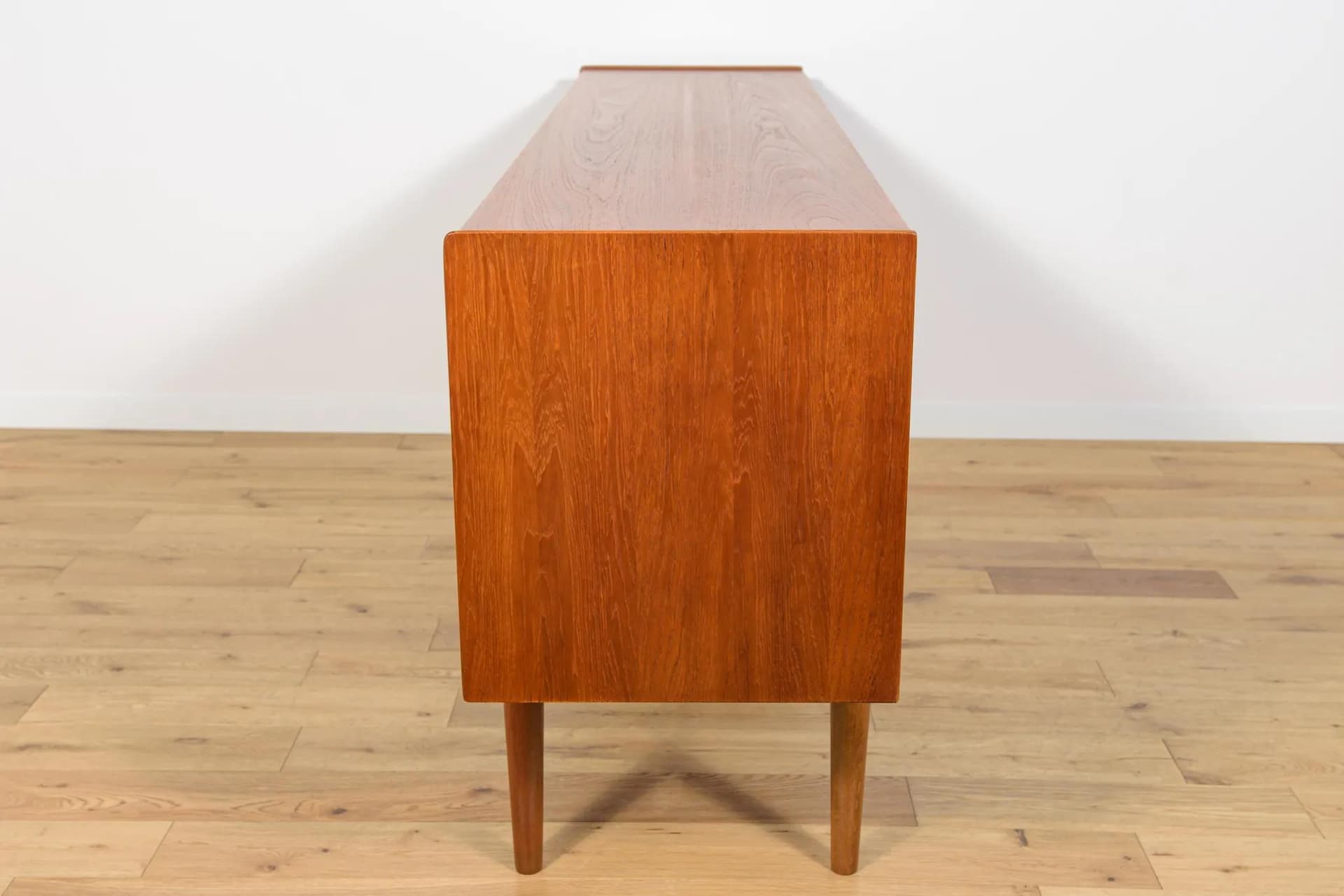 Sideboard, teak, brązowy, proj. N. Jonsson, Szwecja, lata 60. - 75058