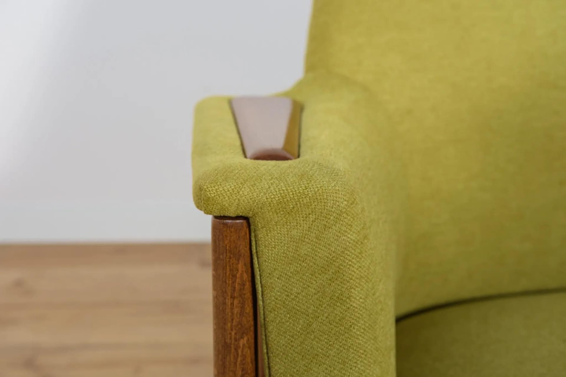 Sofa President, zielona, tkanina, drewno bukowe, AB Ardebo Stoppmöbelfabrik, Szwecja, lata 60. - 74997