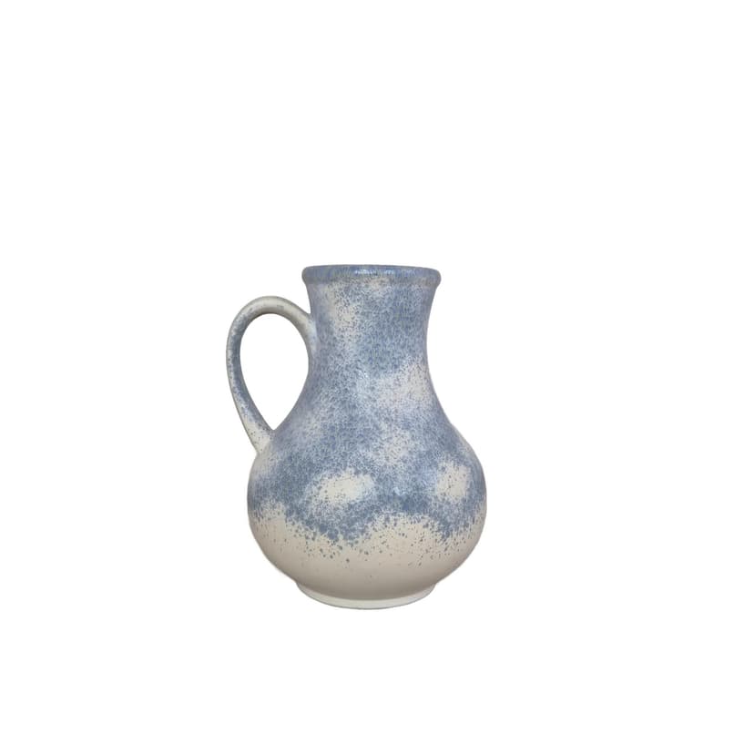 Wazon podłogowy 038/40, biały jasnoniebieski, ceramika, Dumler & Breiden, Niemcy, lata 60.