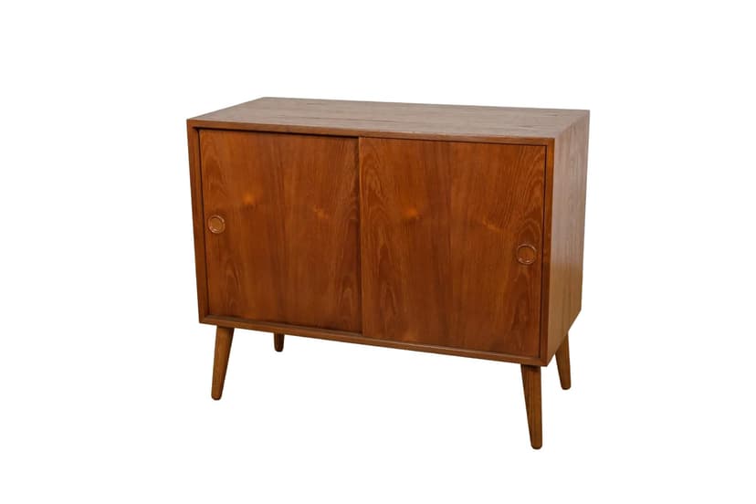 Komoda, teak brązowy, Feldballes Møbelfabrik, Dania, lata 60.