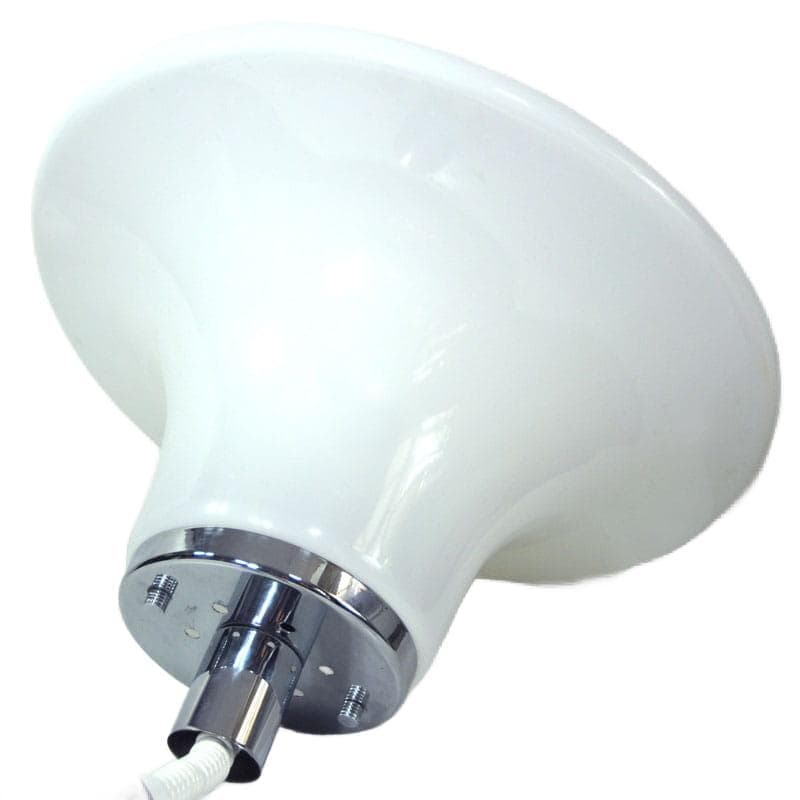 Biała lampa sufitowa Space Age, Włochy, lata 70. - 5993