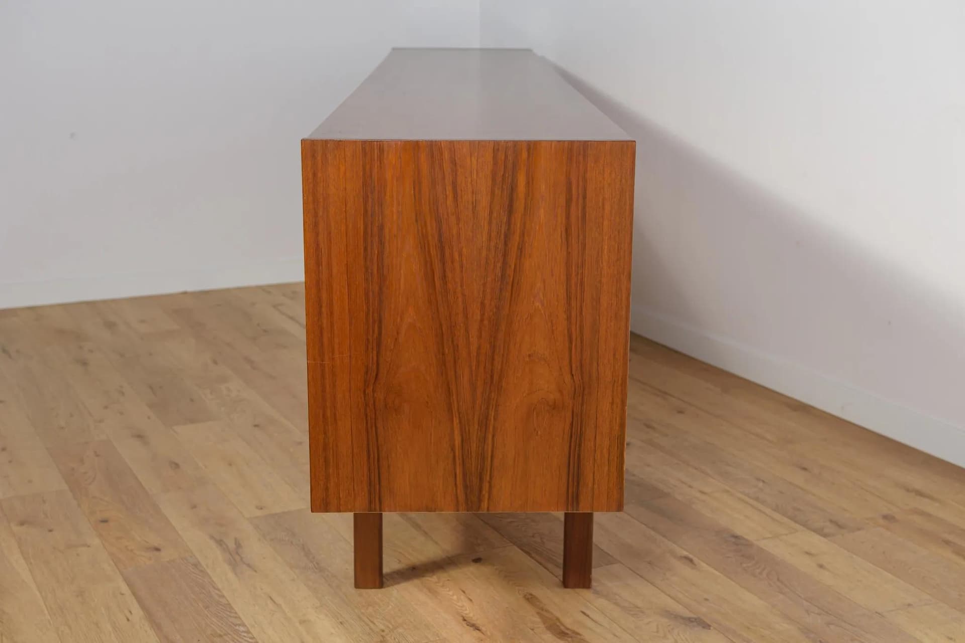 Sideboard, brown teak, by N. Jonsson, Sweden, 1960s. - 74744