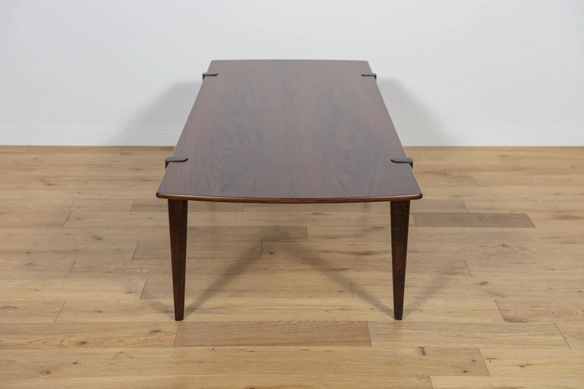 Coffee table, brown rosewood, by D. Rosén, Nordiska Kompaniet, Sweden, 1960s. - 74698