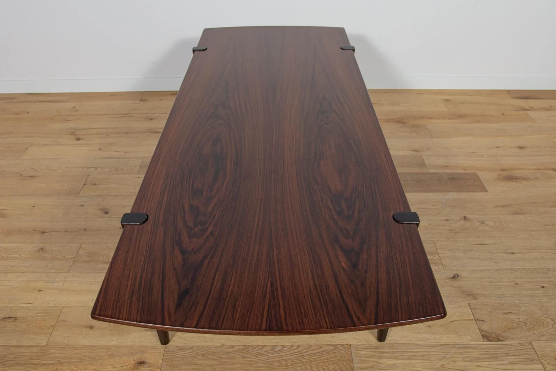 Coffee table, brown rosewood, by D. Rosén, Nordiska Kompaniet, Sweden, 1960s. - 74703