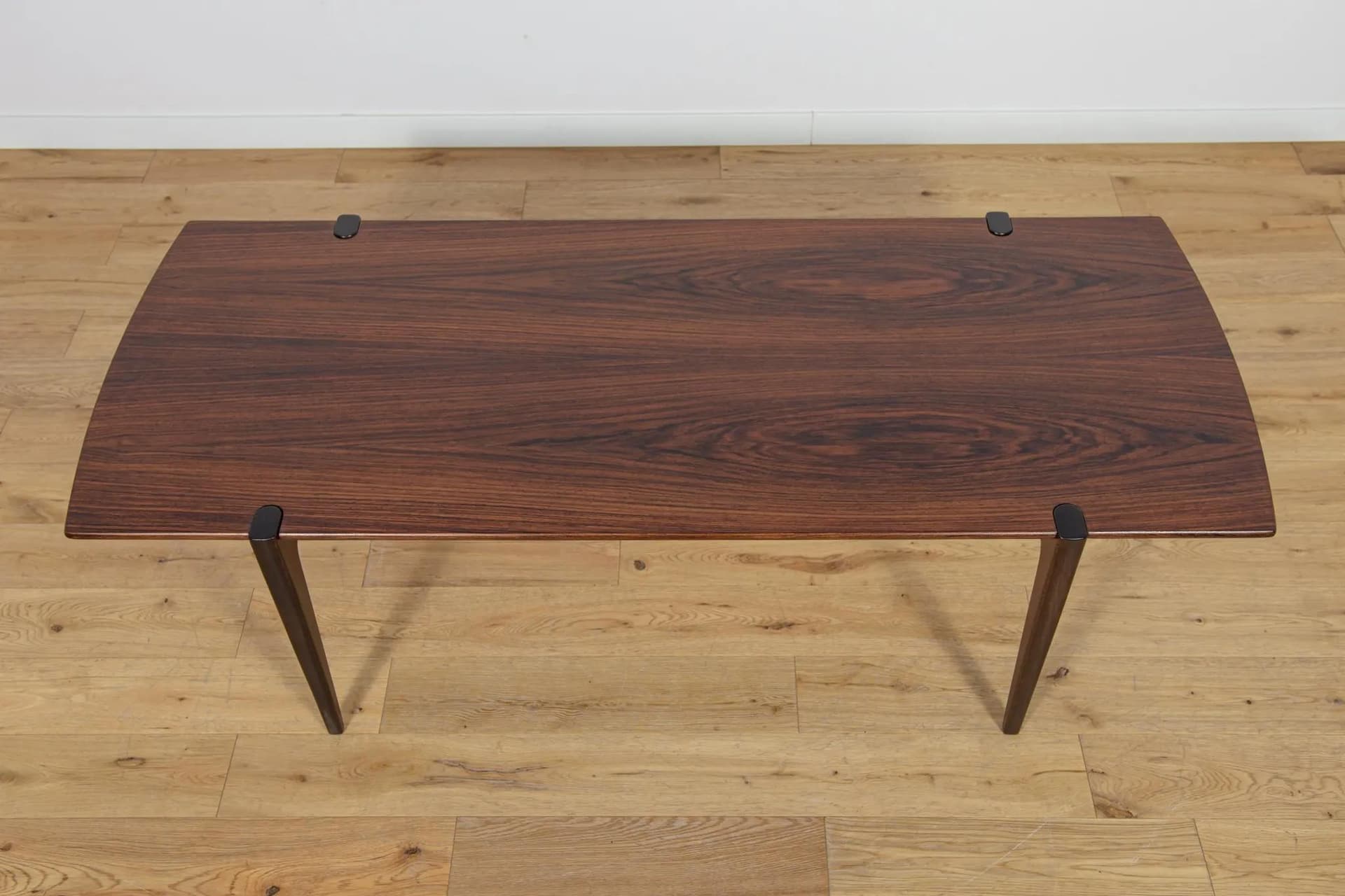 Coffee table, brown rosewood, by D. Rosén, Nordiska Kompaniet, Sweden, 1960s. - 74701