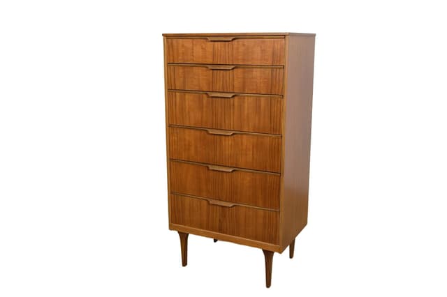 Komoda Austinsuite, drewno teak brązowy, Wielka Brytania, lata 60. - WYMIARY