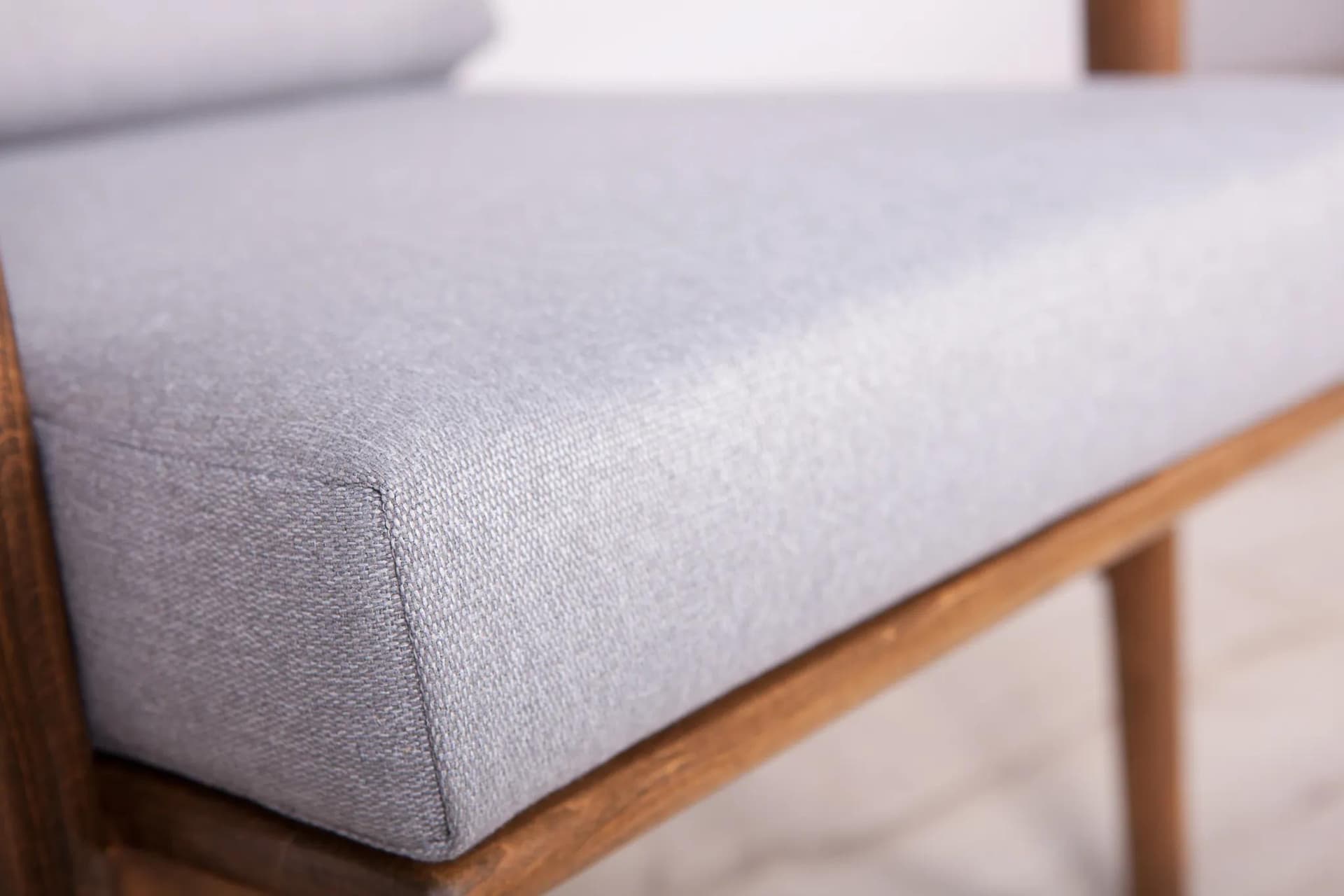 Para foteli 300-139, buk brązowy, Swarzędzka Fabryka Mebli, Polska, lata 60. - 74613