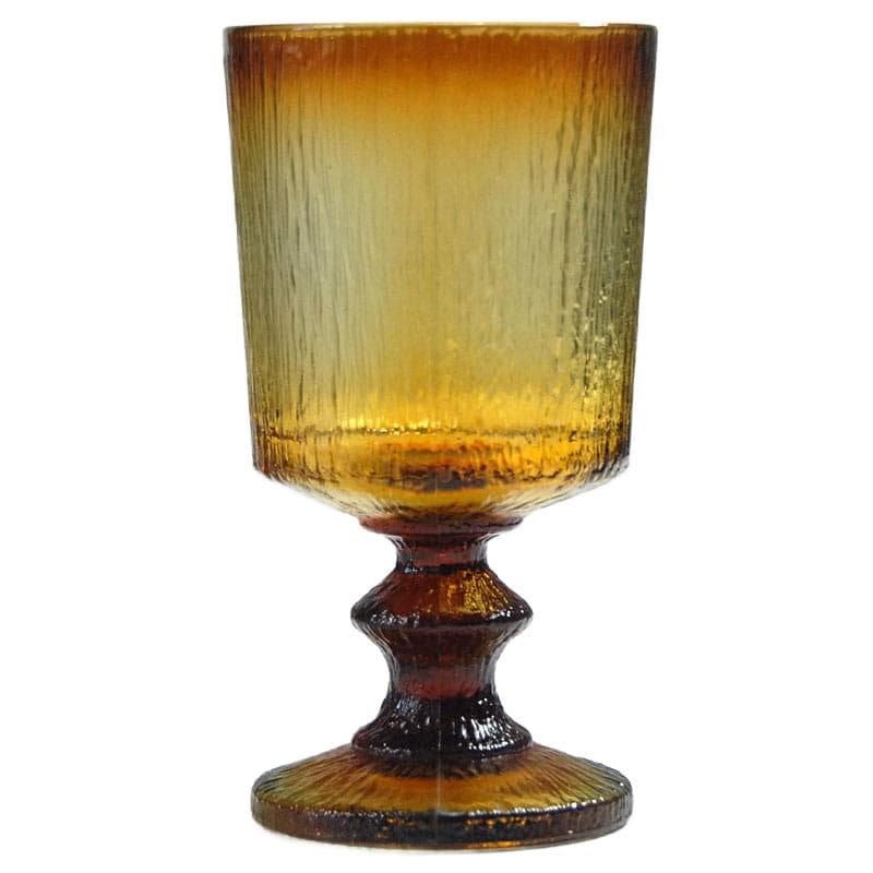 Miodowe kieliszki do wina, Ravenhead, Wielka Brytania, lata 70. - 6173