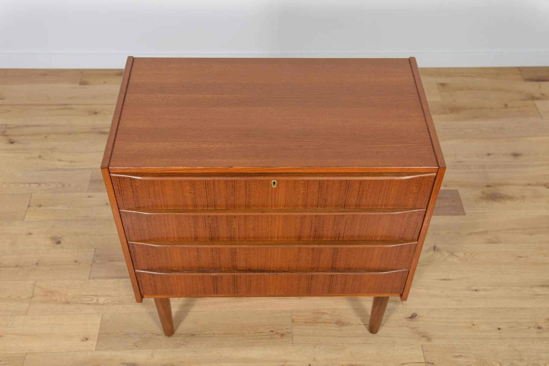 Komoda, teak brązowy, Dania, lata 60. - 74528
