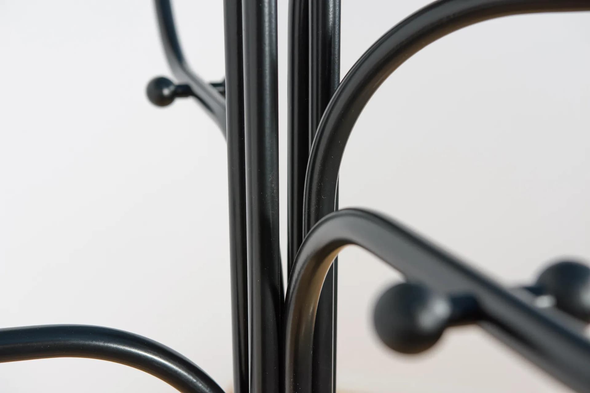 Coat Rack, black steel, by S. Werner, Fritz Hansen, Denmark, 1970s. - 74503