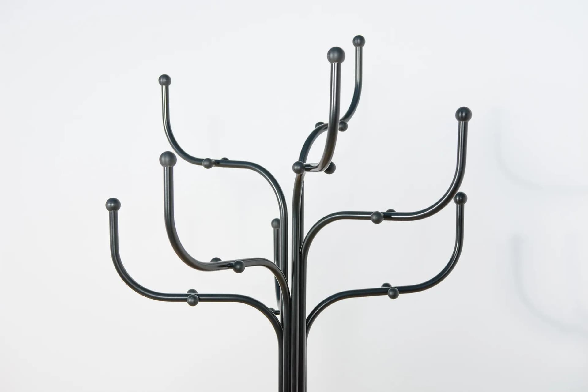 Coat Rack, black steel, by S. Werner, Fritz Hansen, Denmark, 1970s. - 74507