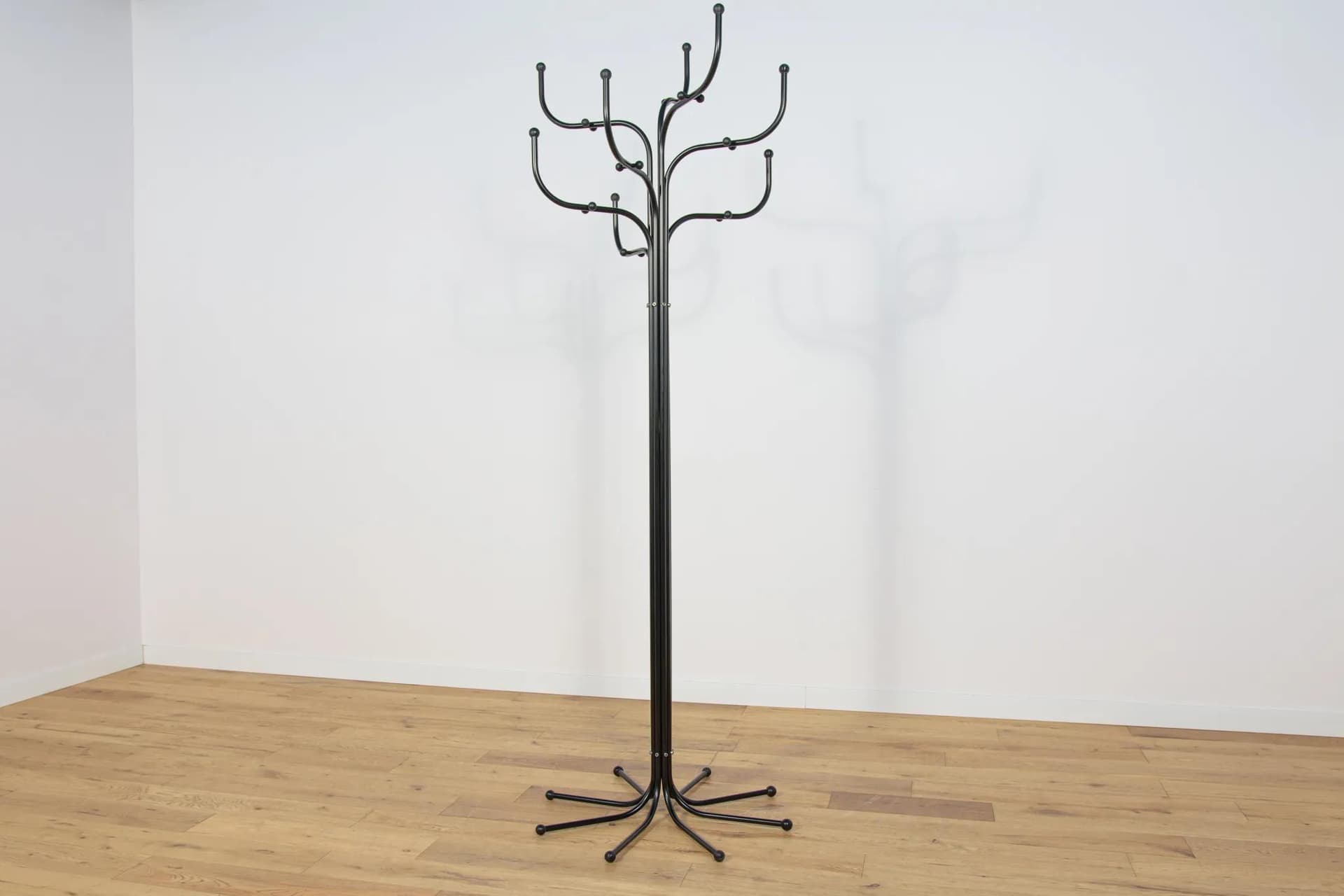 Coat Rack, black steel, by S. Werner, Fritz Hansen, Denmark, 1970s. - 74504