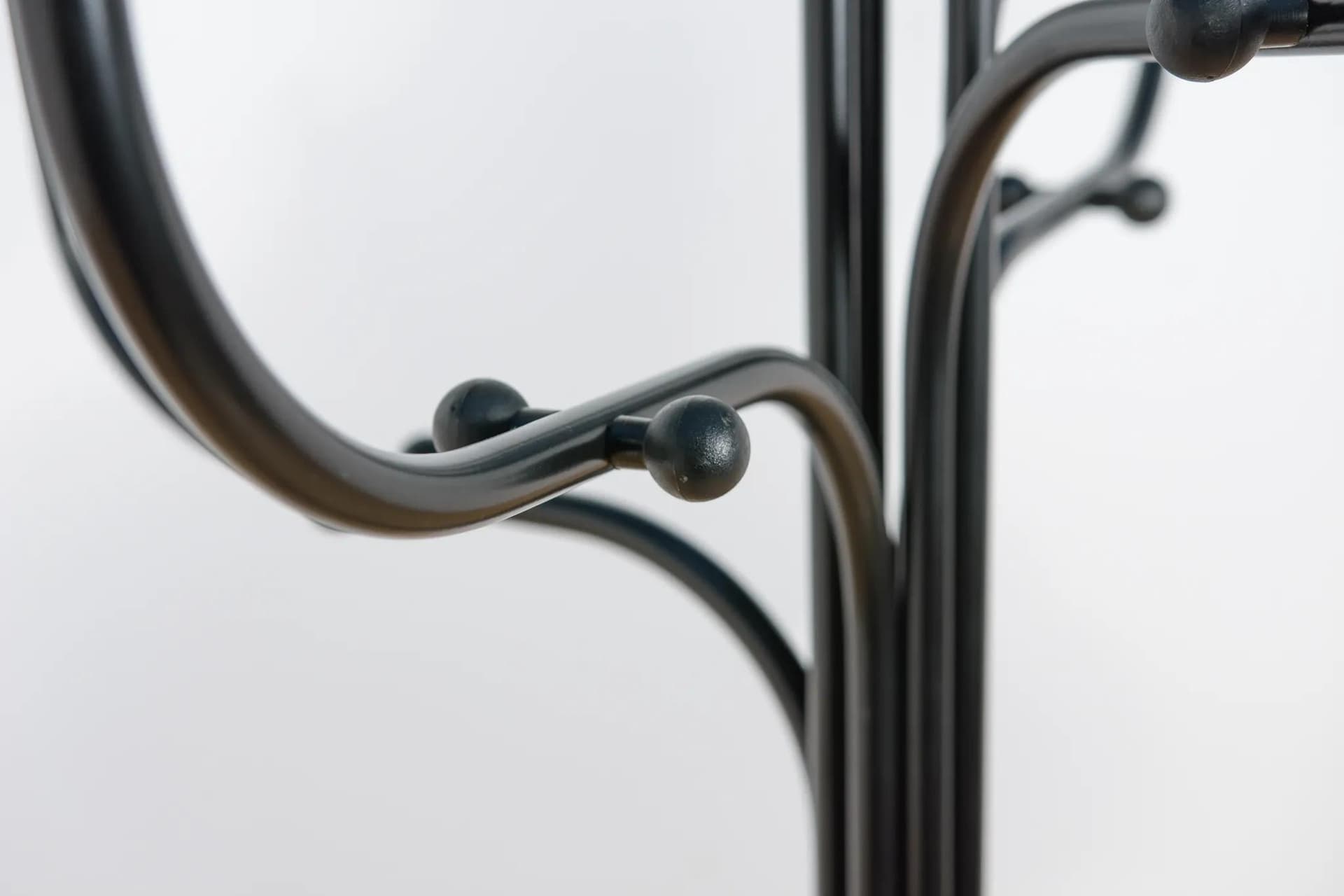 Coat Rack, black steel, by S. Werner, Fritz Hansen, Denmark, 1970s. - 74508