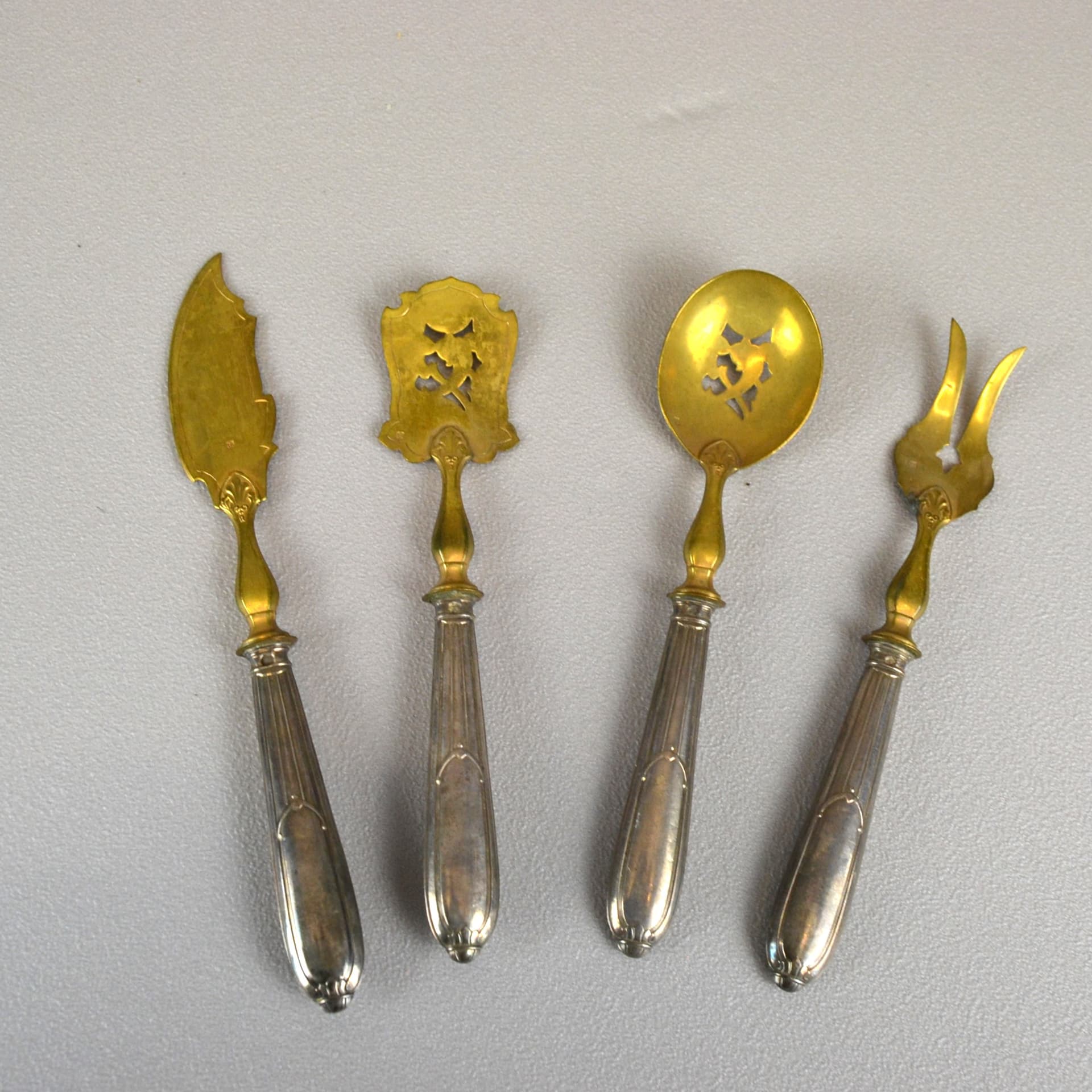 Cold Table Cutlery Set, silver, France, 19th c. - 550