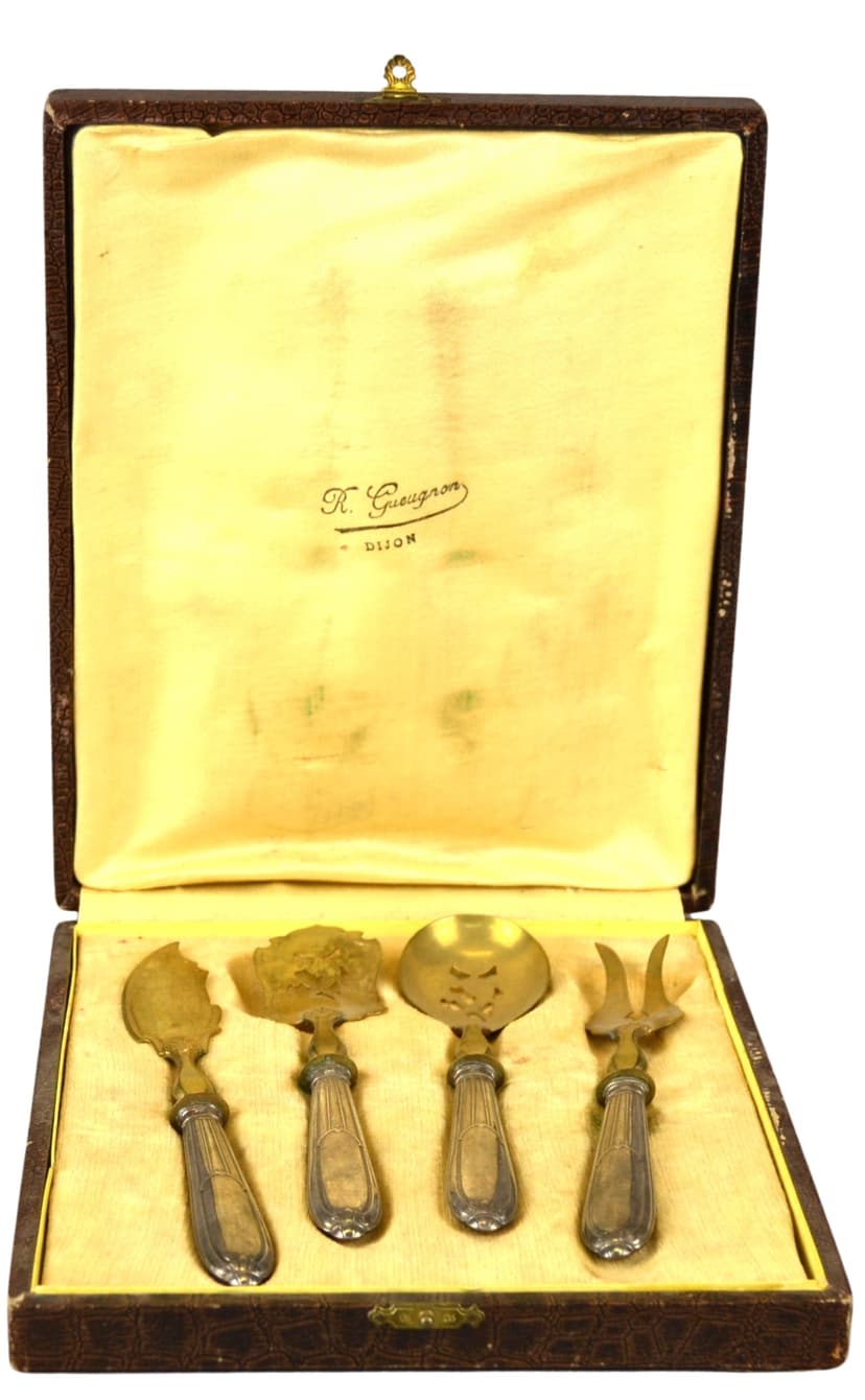 Cold Table Cutlery Set, silver, France, 19th c.