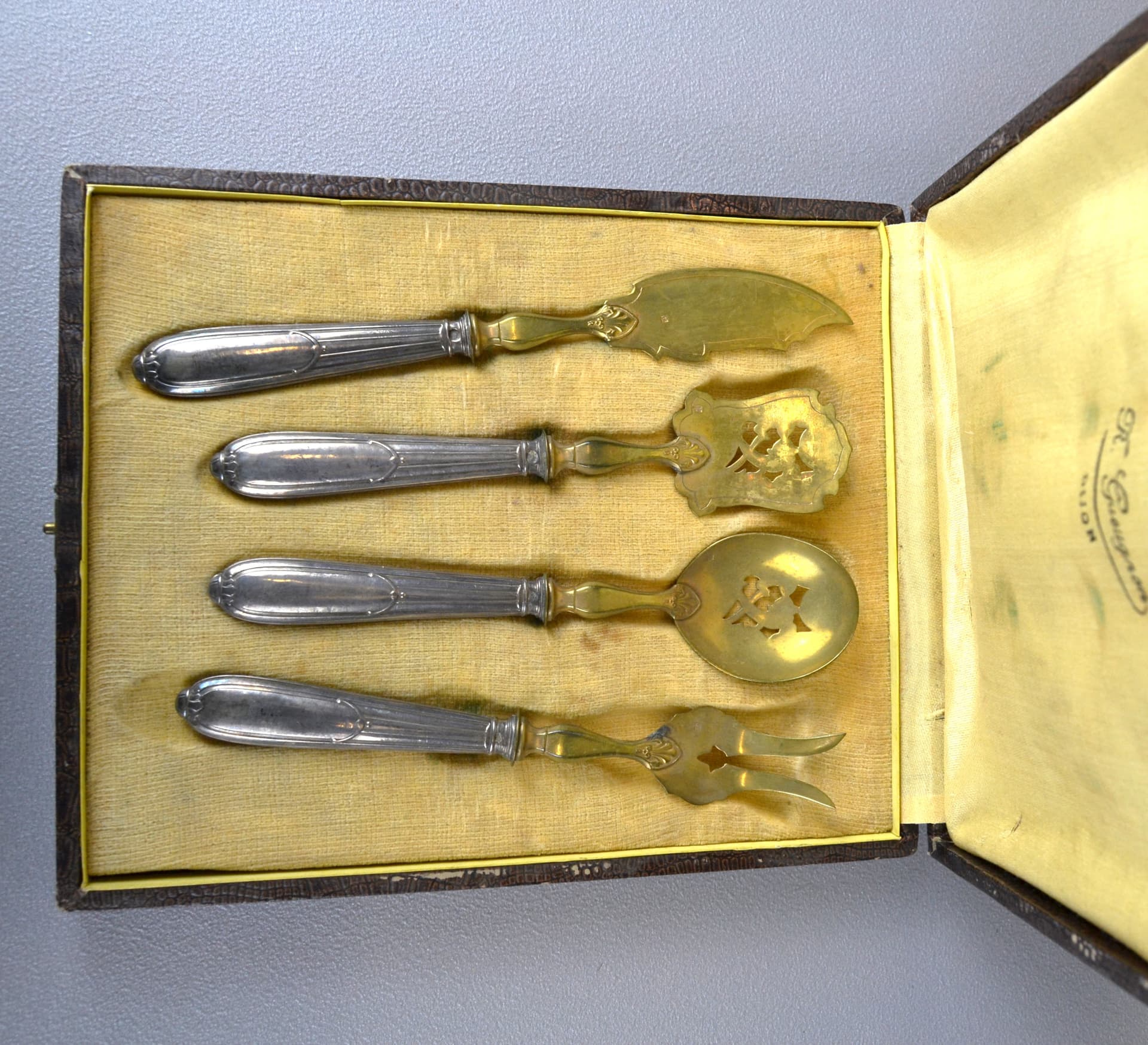 Cold Table Cutlery Set, silver, France, 19th c. - 553