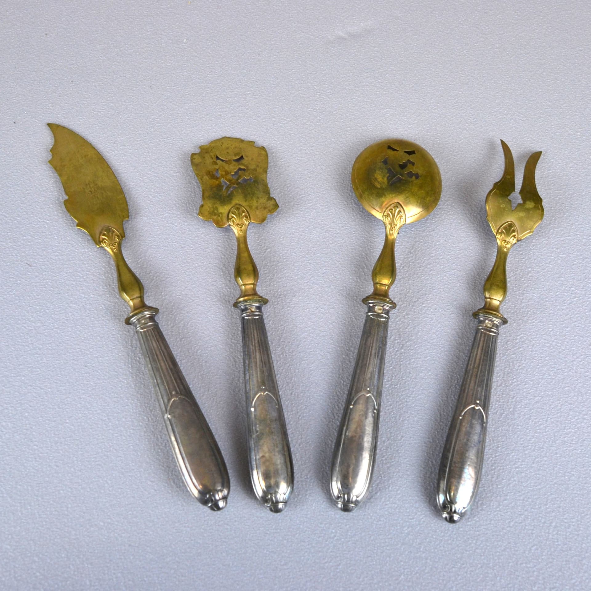 Cold Table Cutlery Set, silver, France, 19th c. - 551
