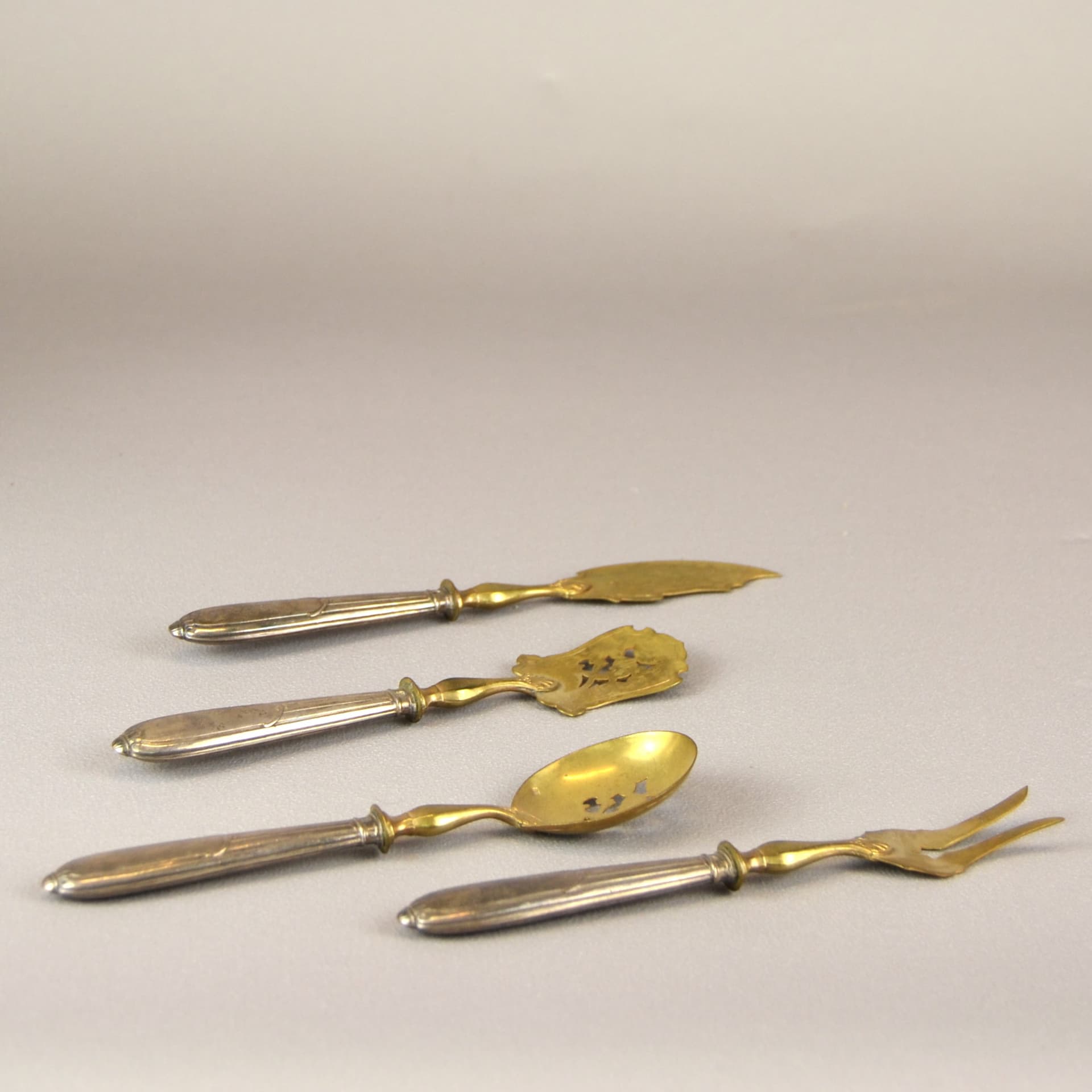 Cold Table Cutlery Set, silver, France, 19th c. - 543