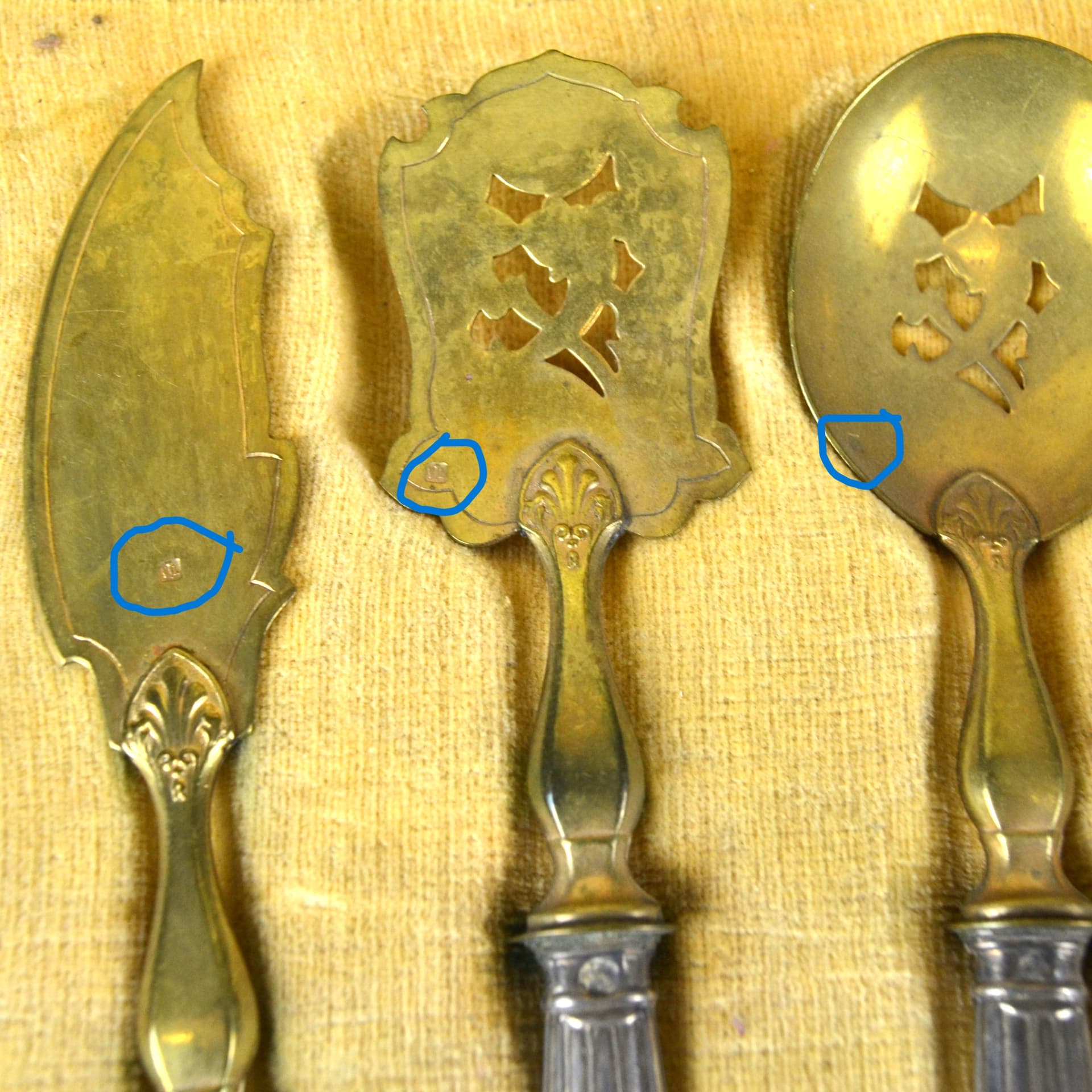 Cold Table Cutlery Set, silver, France, 19th c. - 549