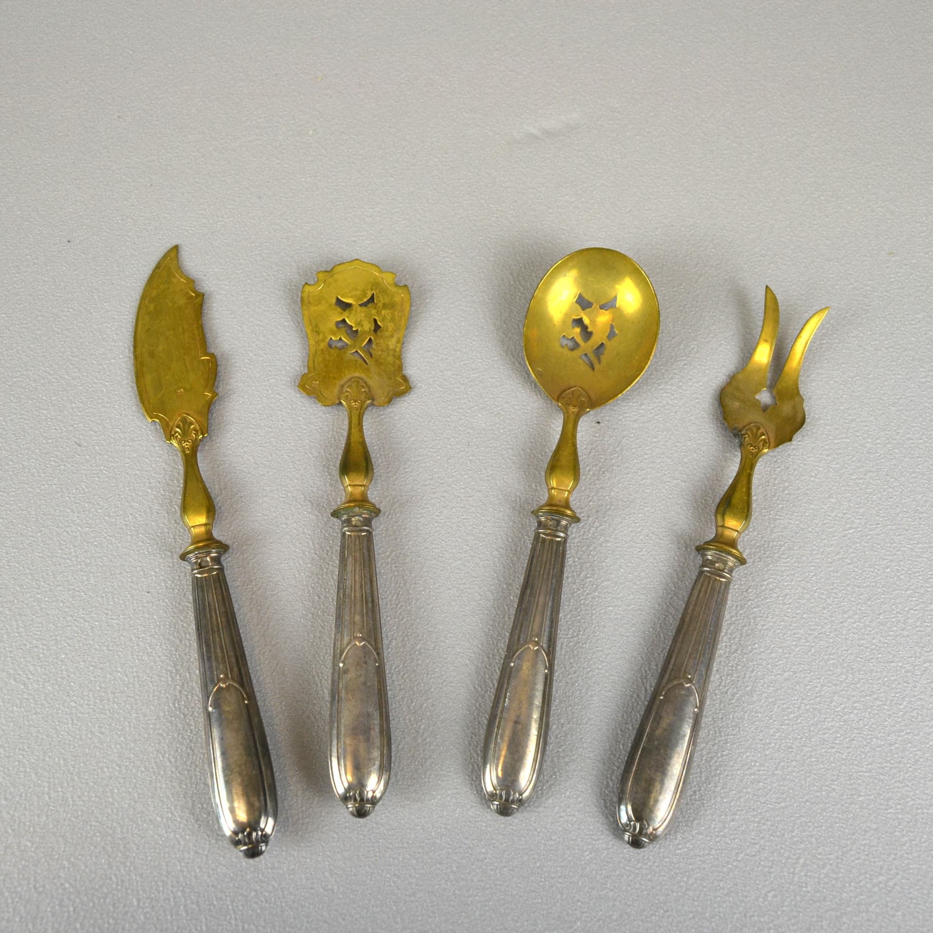 Cold Table Cutlery Set, silver, France, 19th c. - 554