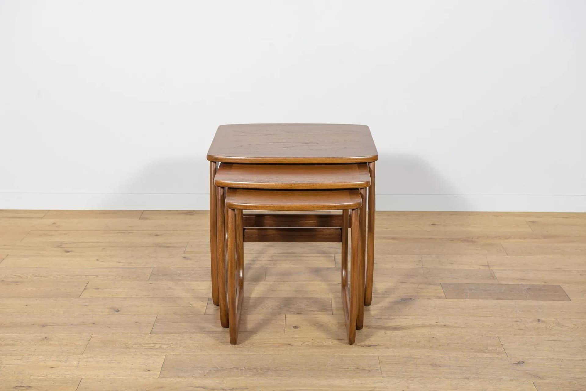 Komplet trzech stolików, brązowy, teak, Parker Knoll, Wielka Brytania, lata 60. - 74368