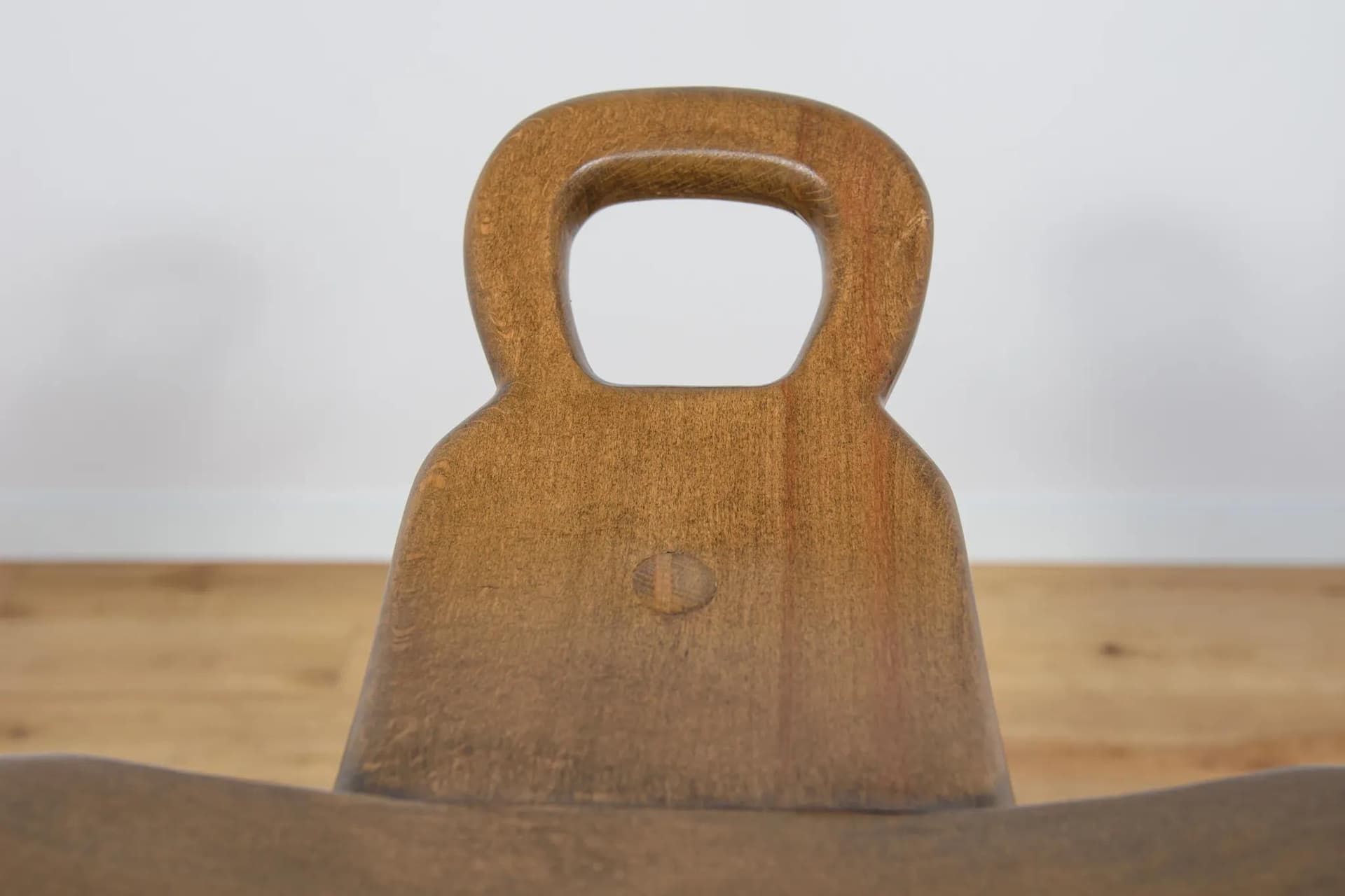 Bar Stool Marbella, brown beech, black metal, Confonorm, Spain, 1970s - 74338