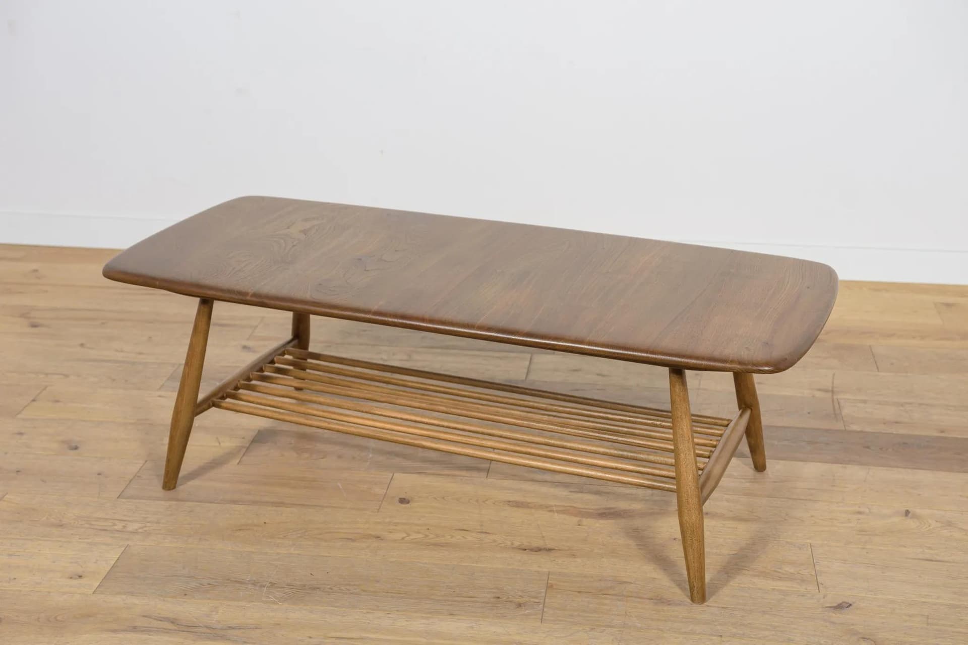 Stolik kawowy Model 459, wiąz brązowy, proj. L. Ercolani, Ercol, Wielka Brytania, lata 60. - 74297