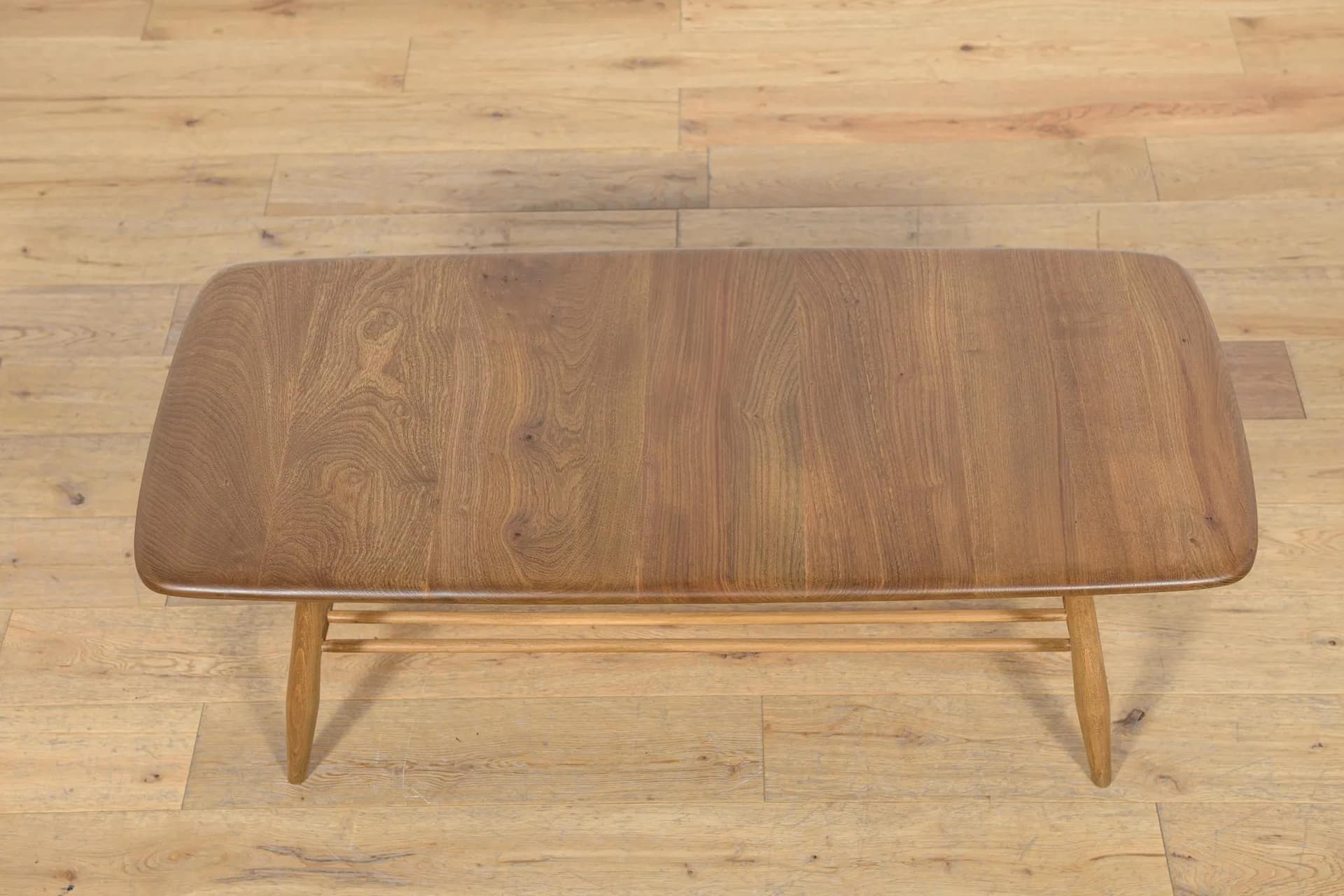 Stolik kawowy Model 459, wiąz brązowy, proj. L. Ercolani, Ercol, Wielka Brytania, lata 60. - 74296