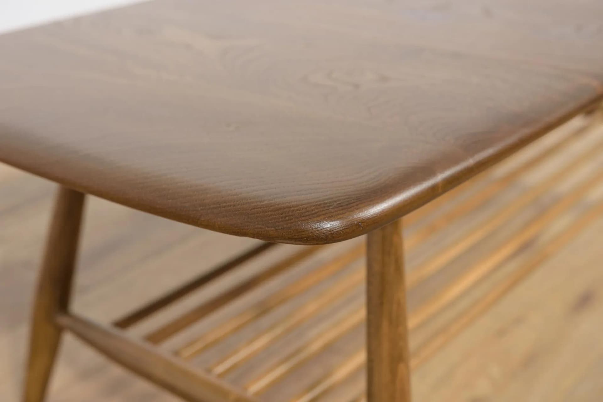 Stolik kawowy Model 459, wiąz brązowy, proj. L. Ercolani, Ercol, Wielka Brytania, lata 60. - 74301