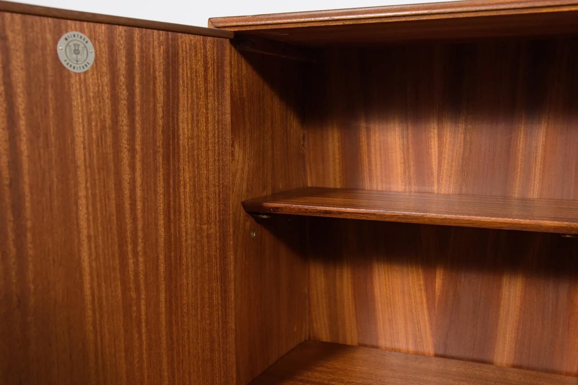 Bookcase, brown teak, A.H. McIntosh, United Kingdom, 1960s. - 74290