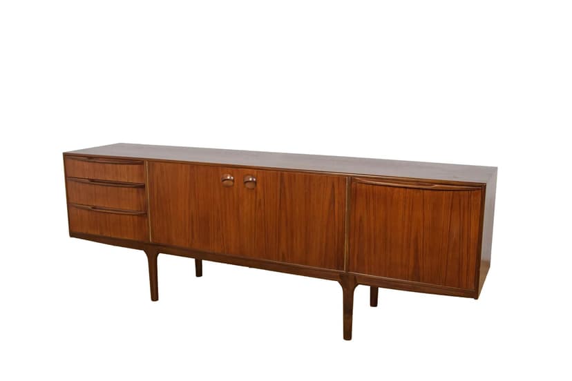 Komoda, teak brązowy, proj. T. Robertson, McIntosh, Wielka Brytania, lata 60.
