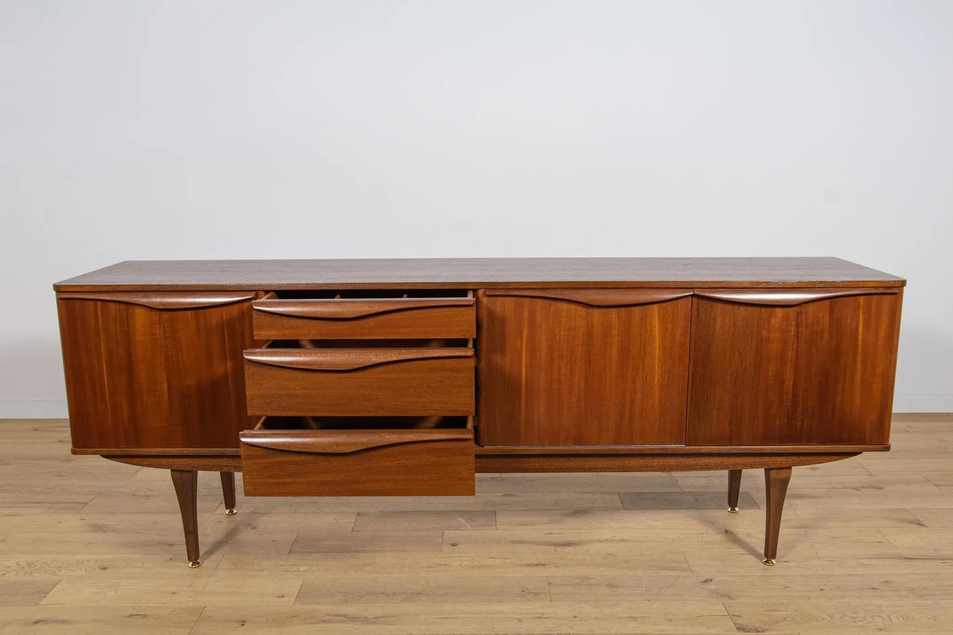 Sideboard, brown teak, Stonehill, United Kingdom, 1960s - 74230