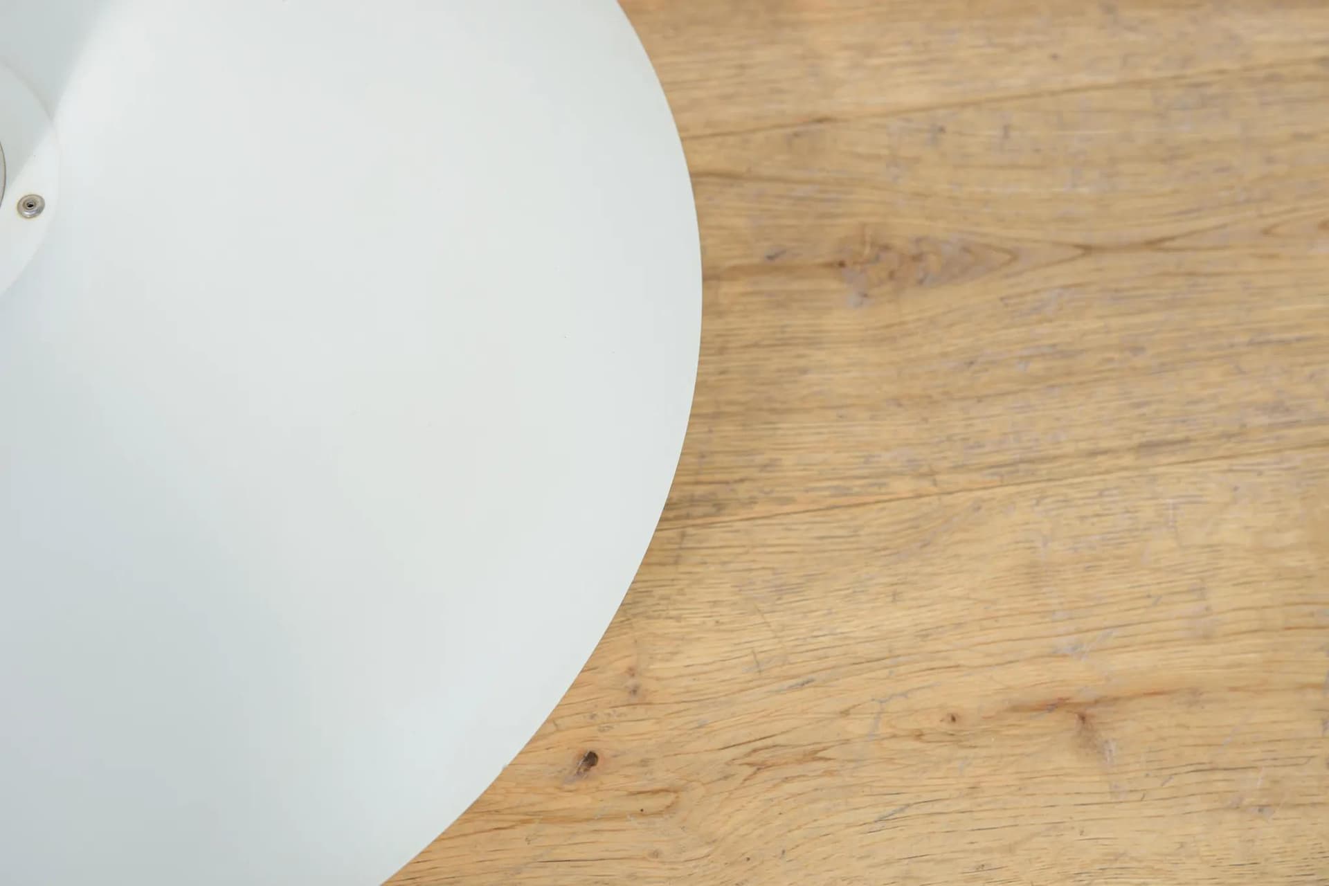 Pendant lamp PH 4/3, ivory white, aluminum, by P. Henningsen, Louis Poulsen, Denmark, 1960s. - 75157