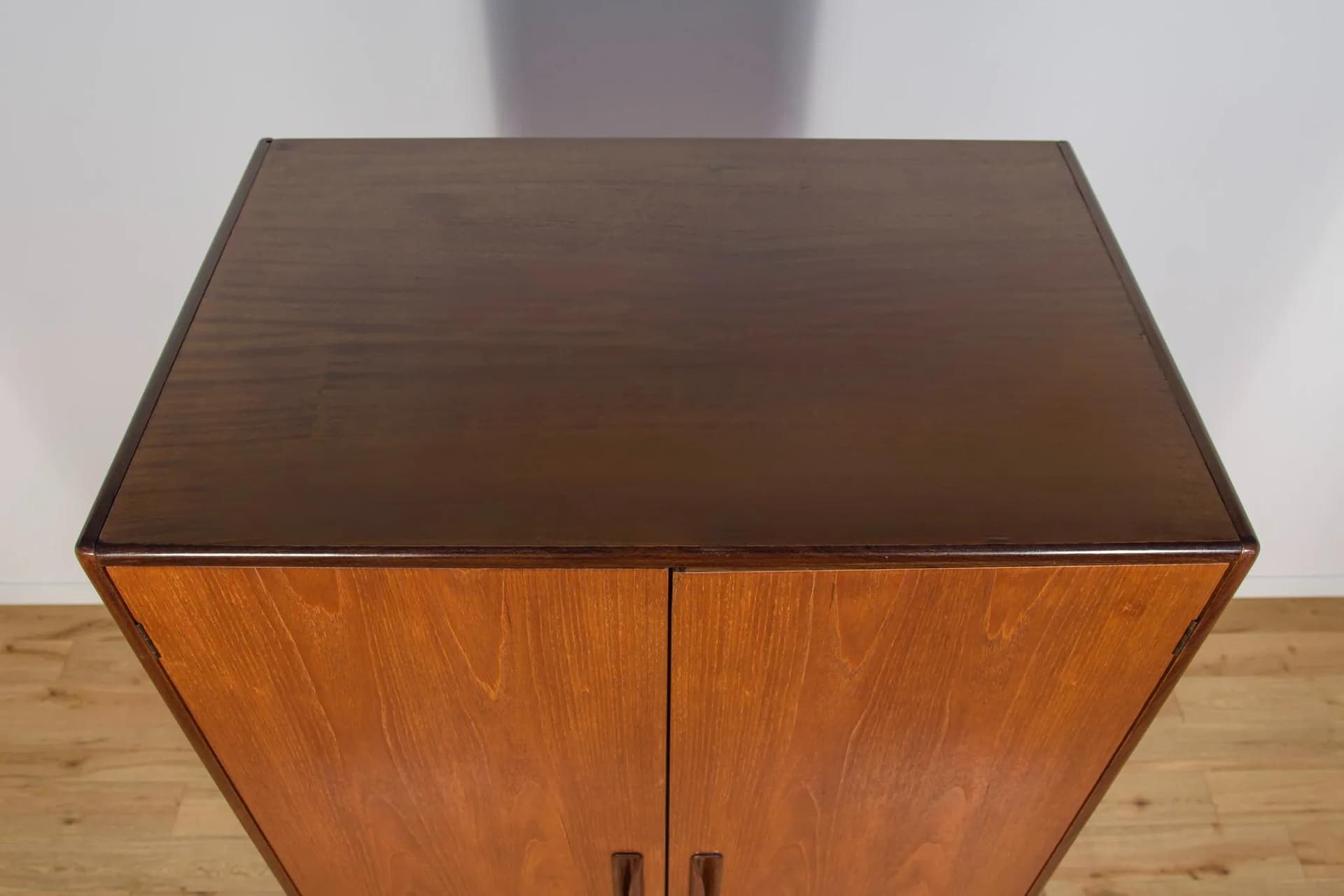 Szafa dwudrzwiowa, teak brązowy, G-Plan, Wielka Brytania, lata 60. - 75140