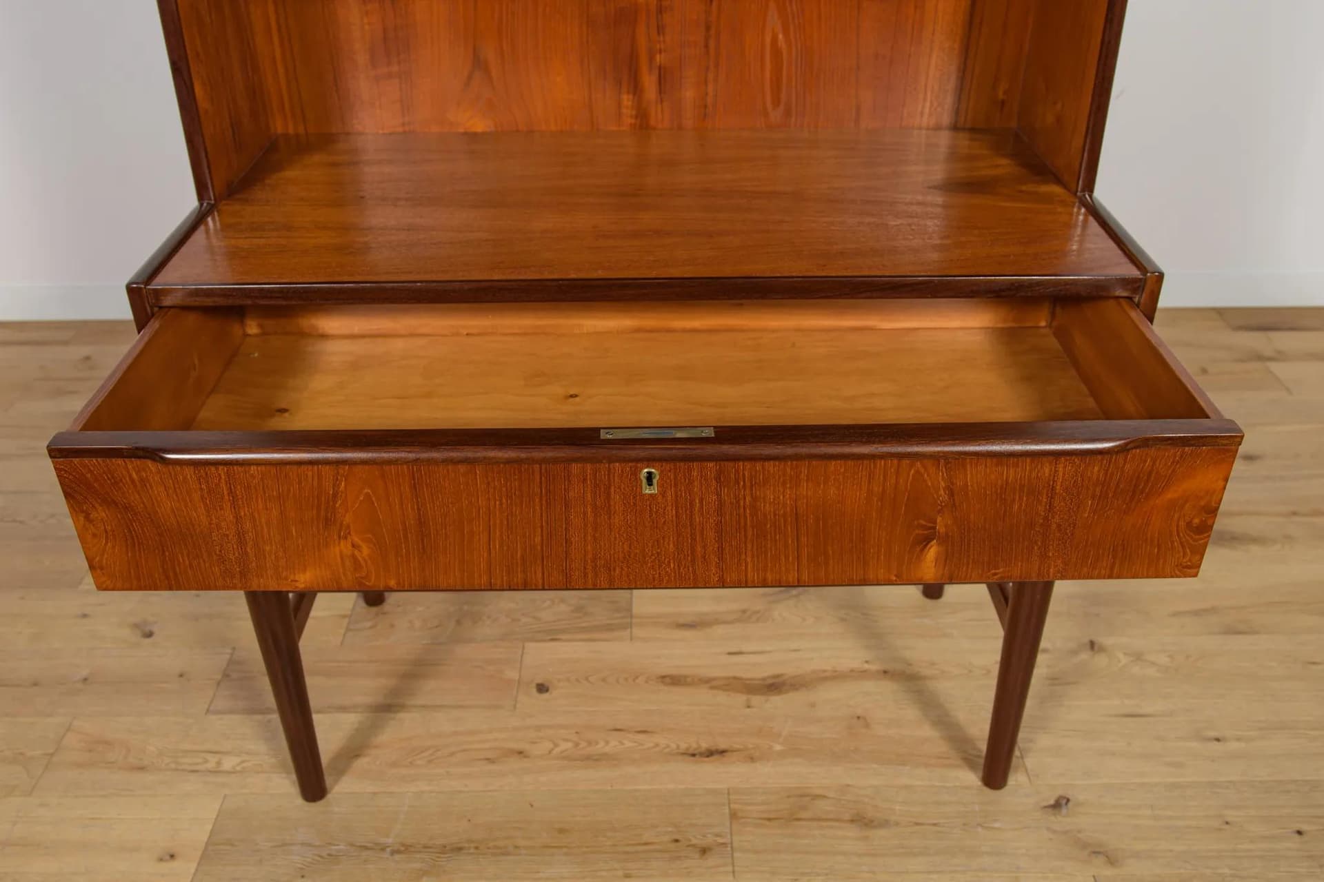 Bookcase, dark brown teak, Denmark, 1960s. - 75455