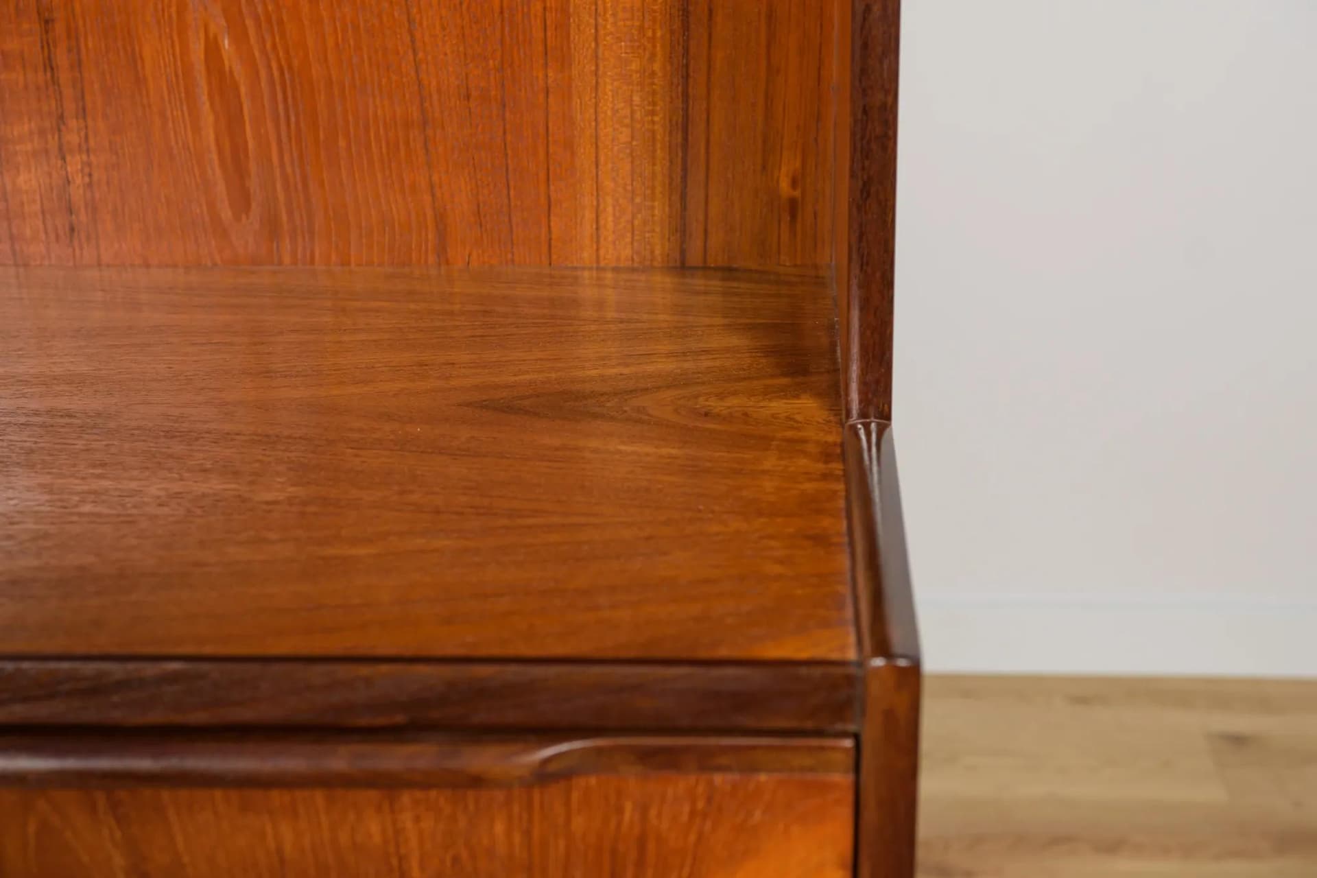 Bookcase, dark brown teak, Denmark, 1960s. - 75460