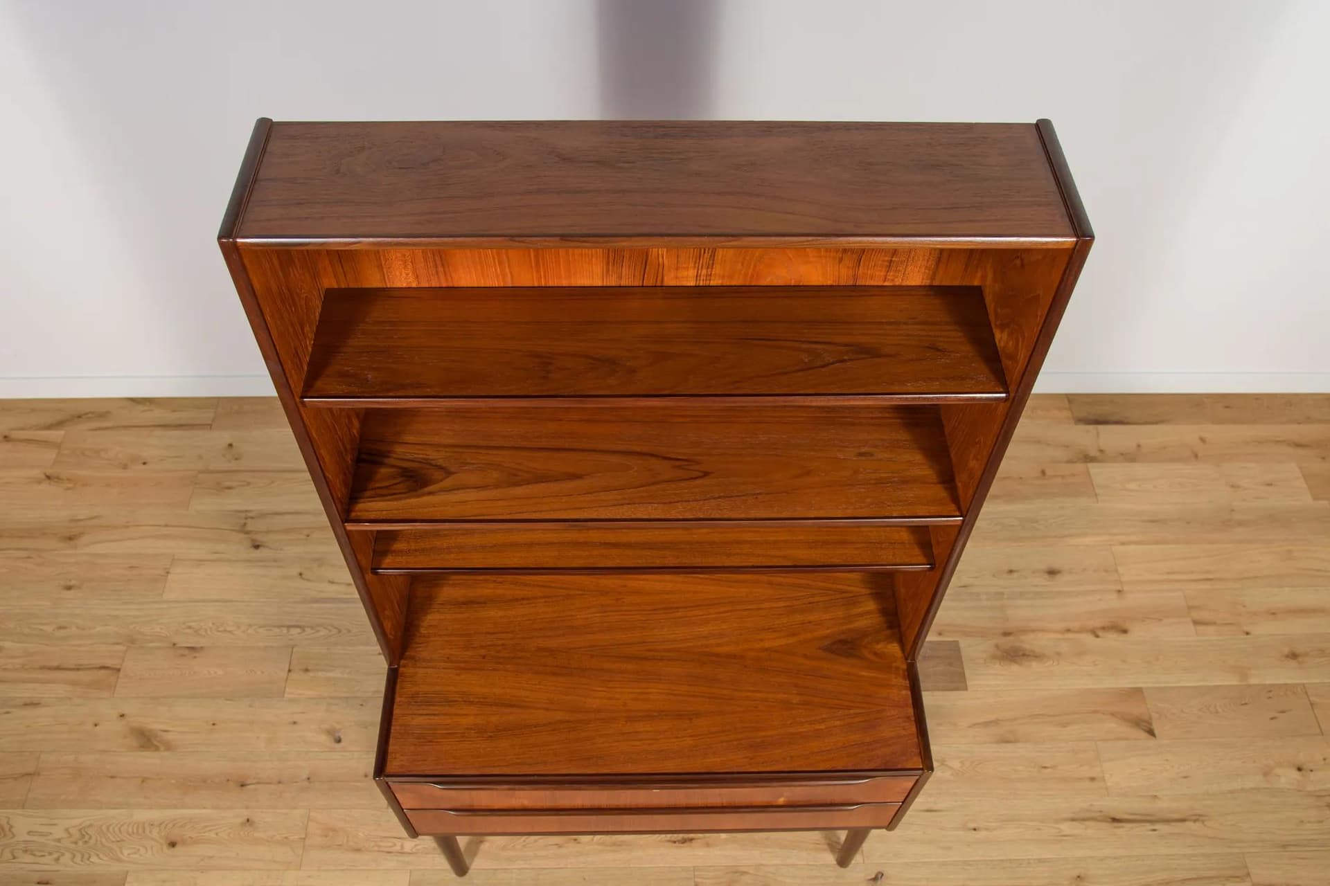 Bookcase, dark brown teak, Denmark, 1960s. - 75454