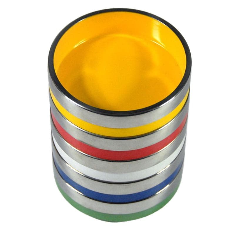 Kolorowe miseczki modułowe, styl I. Kenmochi, lata 80. - 6379