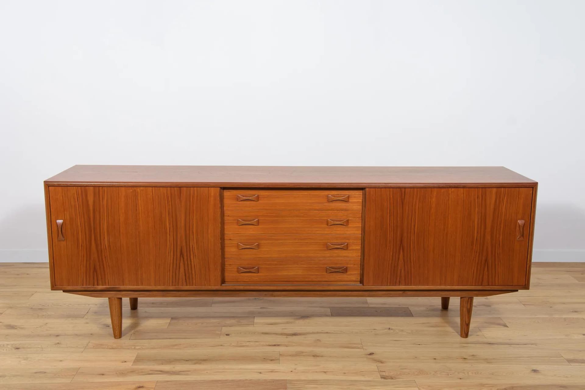 Komoda, teak brązowy, Clausen & Son, Dania, lata 60. - 75425