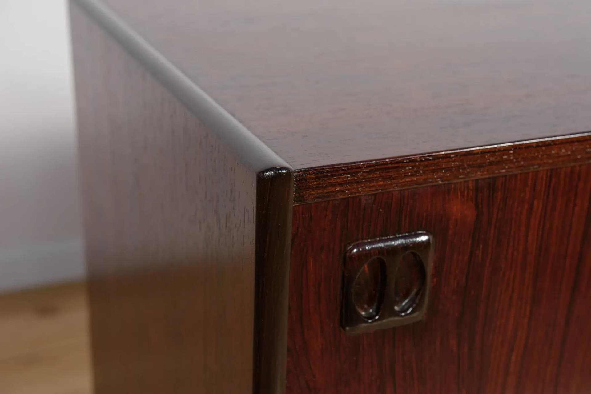 Komoda palisander brązowy, proj. E. Wørts, Ikea, Szwecja, lata 60. - 75377