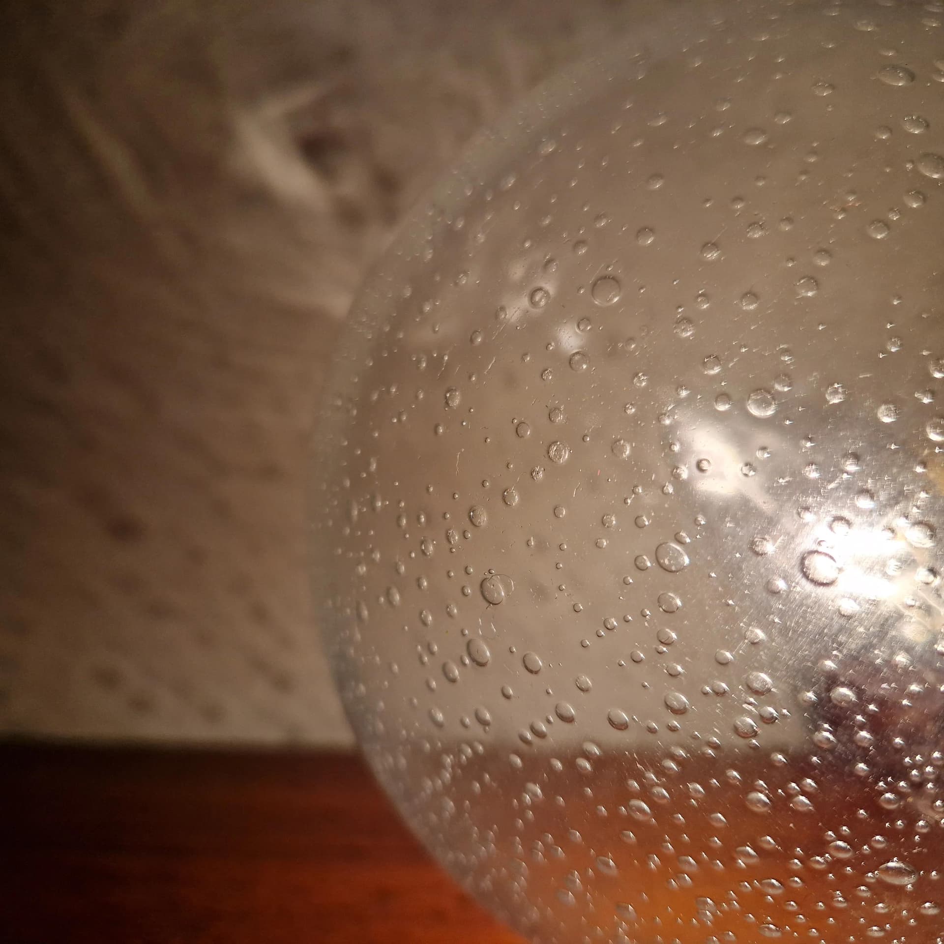 Kinkiet, szkło transparentne, chrom, Lenz, Niemcy, lata 80. - 75528