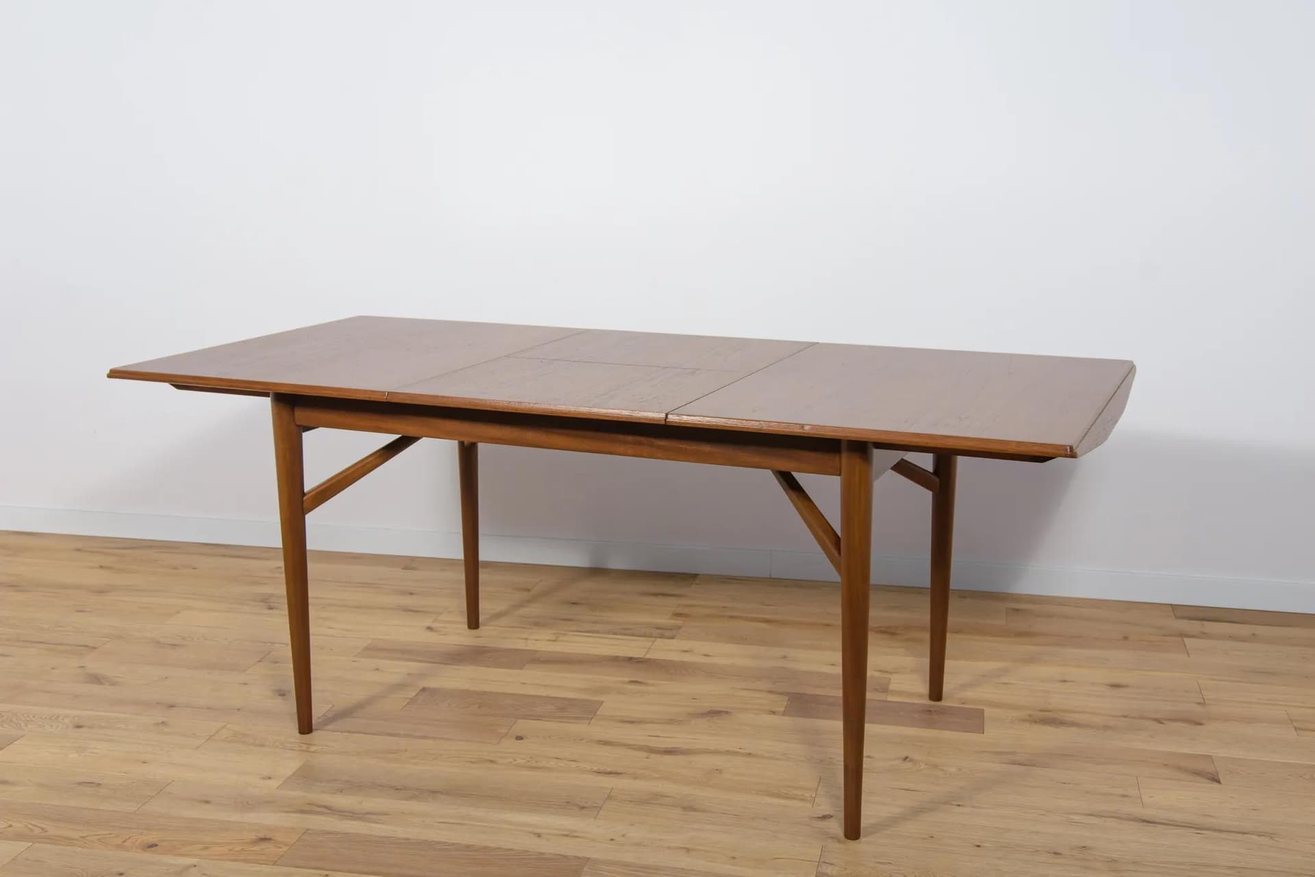 Stół rozkładany Everest, teak brązowy, Wielka Brytania, lata 60. - 75340