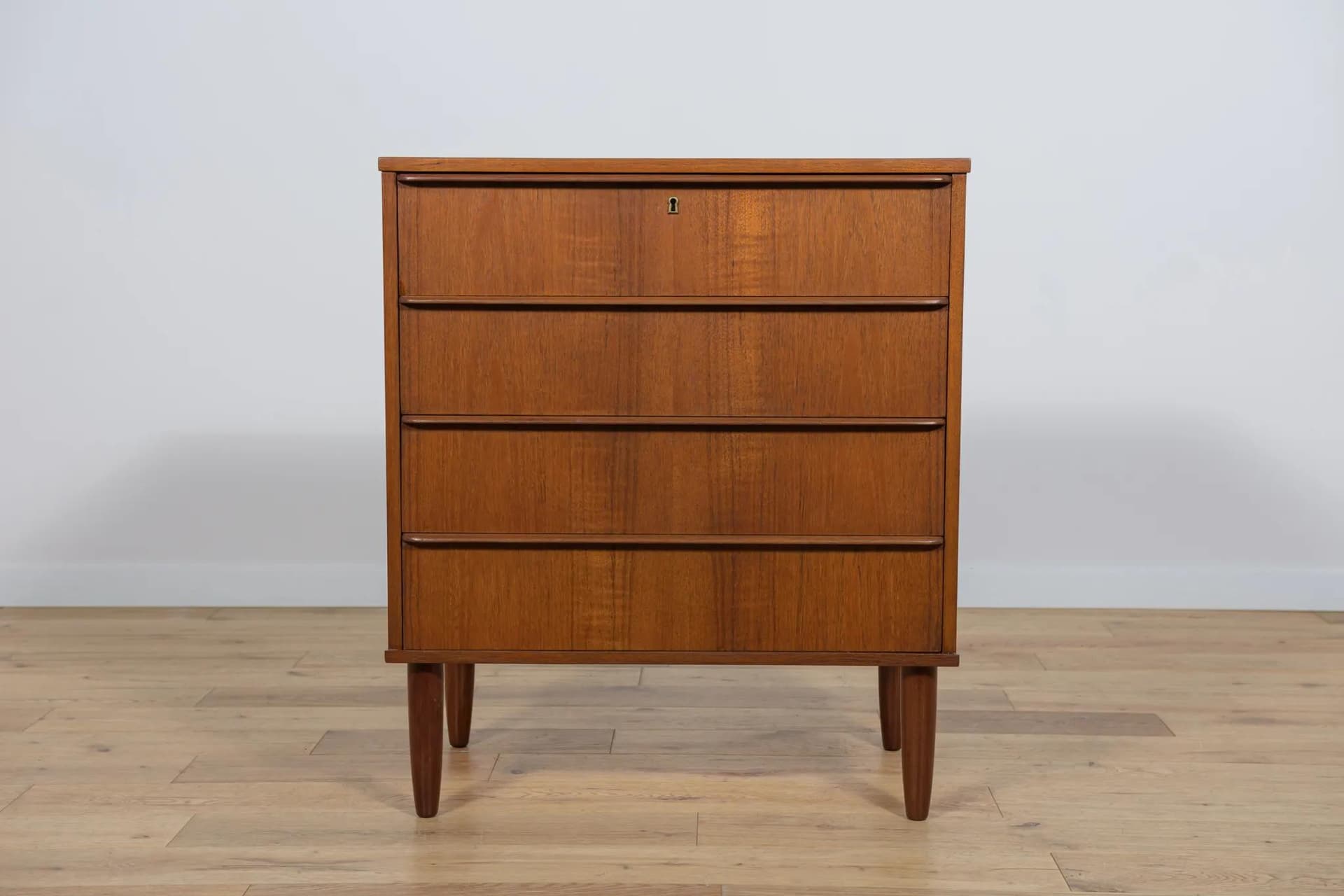 Komoda, teak brązowy, Dania, lata 60. - 75603