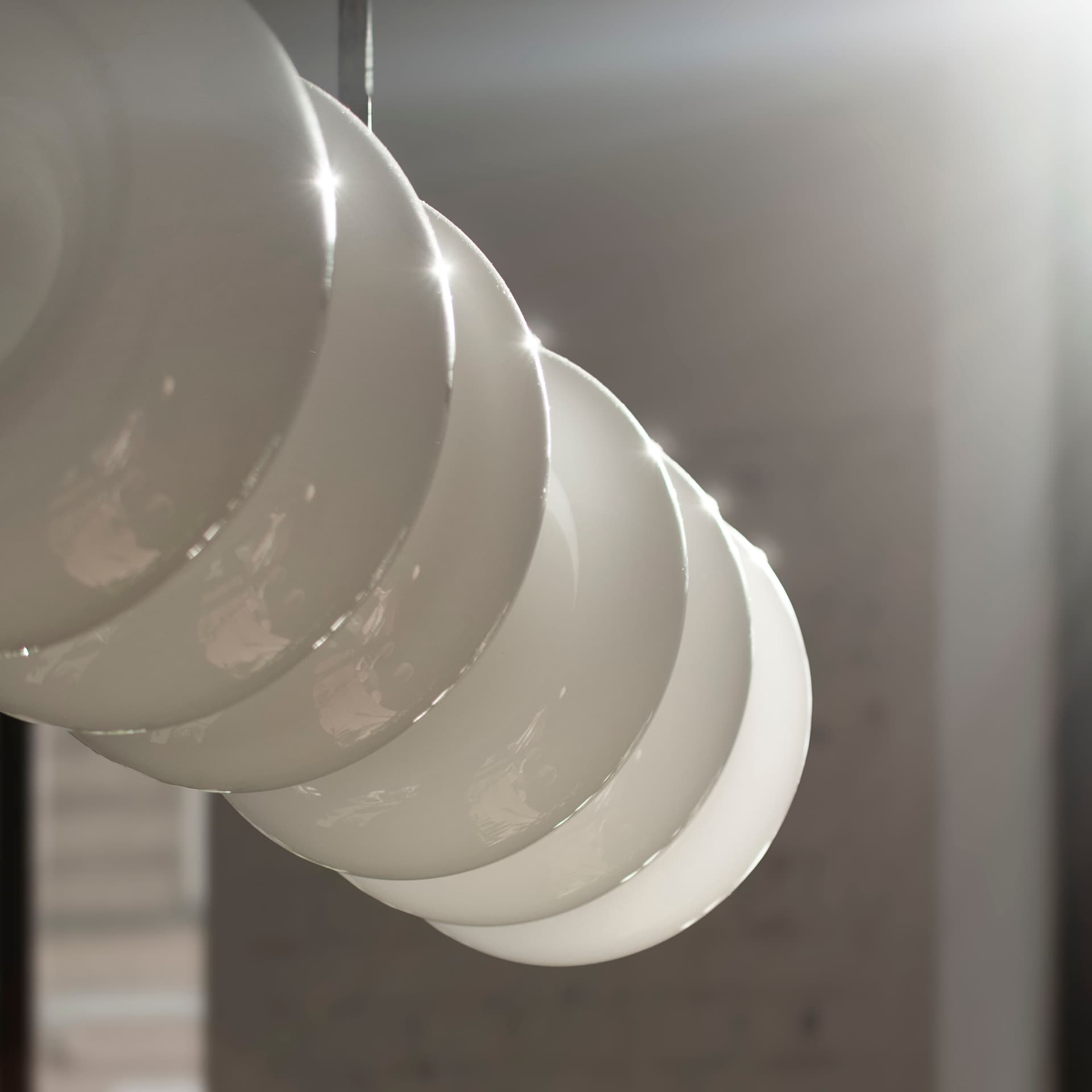 Lampa wisząca podwójna Bibe szło opalowe, mosiądz, Embassy Interiors - 75967