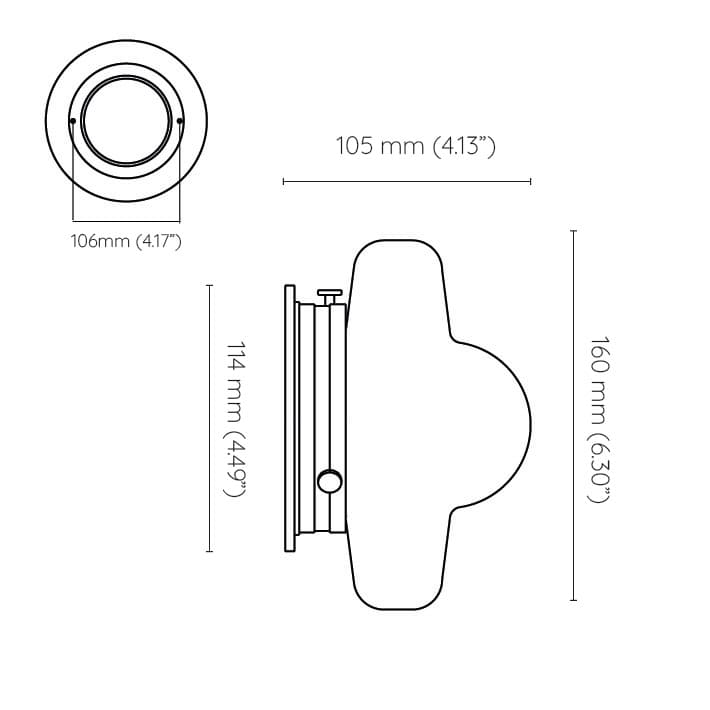Kinkiet Busola szło opalowe, mosiądz, Embassy Interiors - 83644